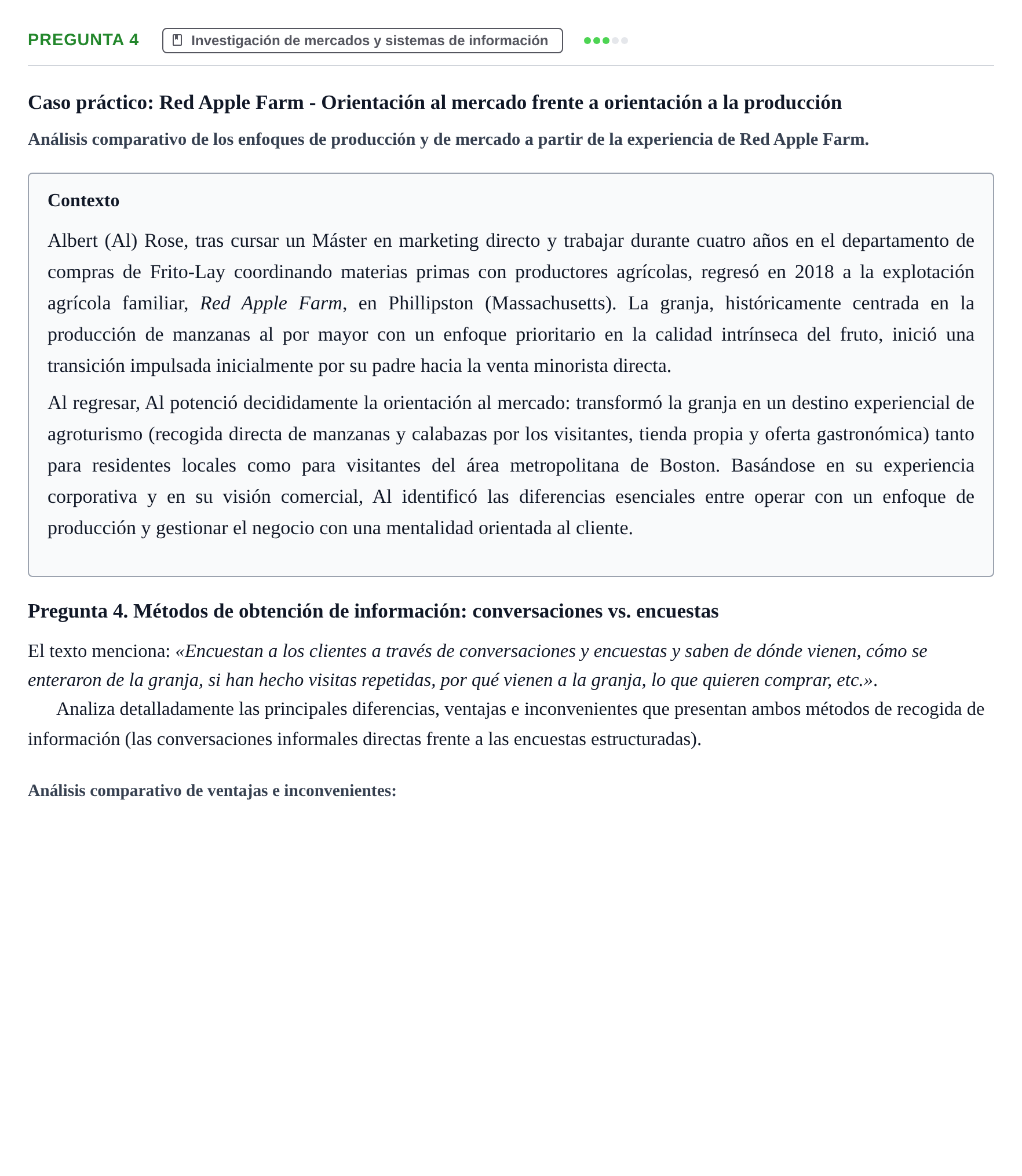 Enunciado: Pregunta 4
