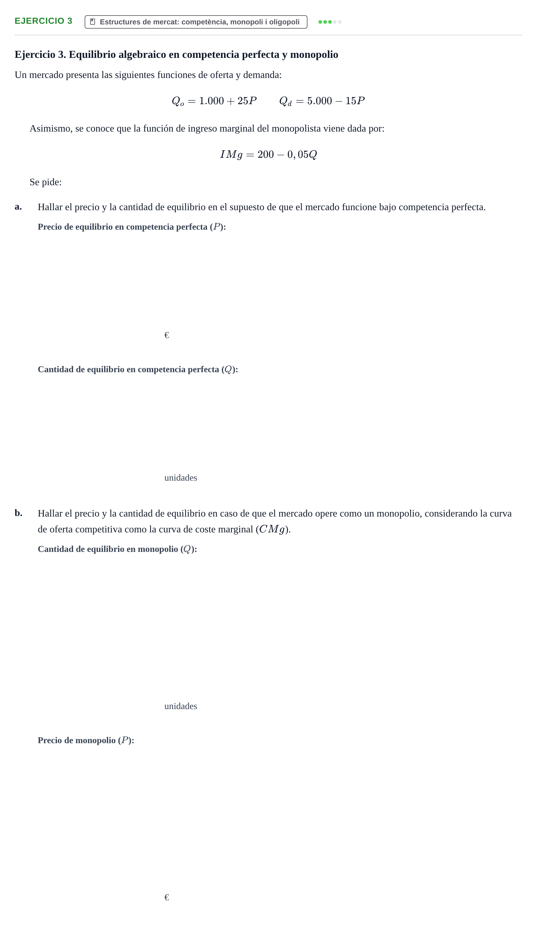 Enunciado: Ejercicio 3