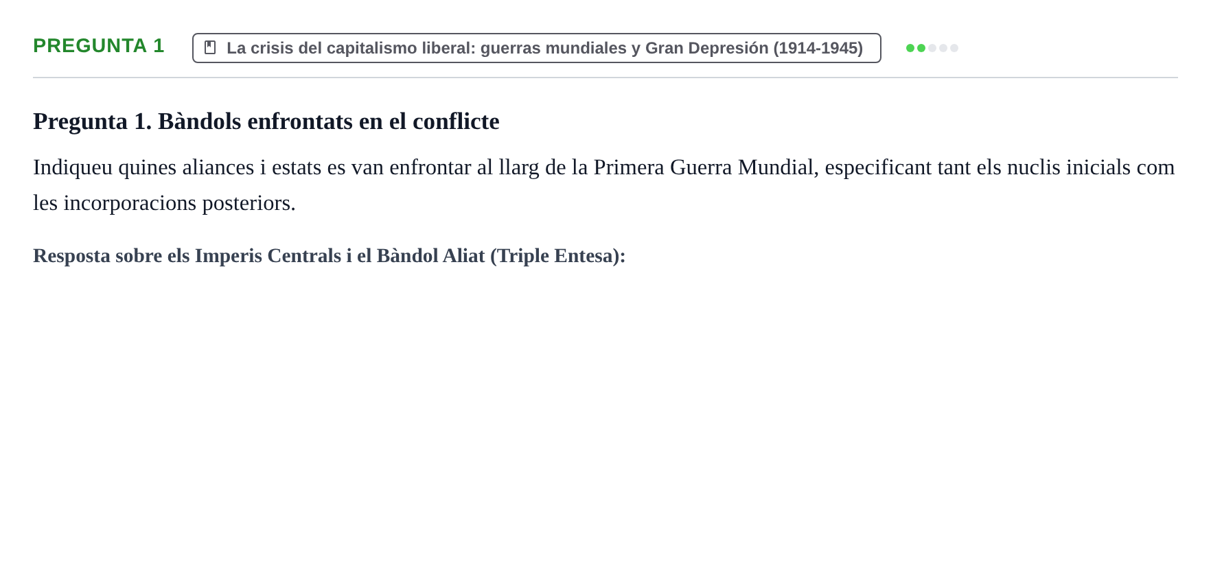 Enunciado: Pregunta 1