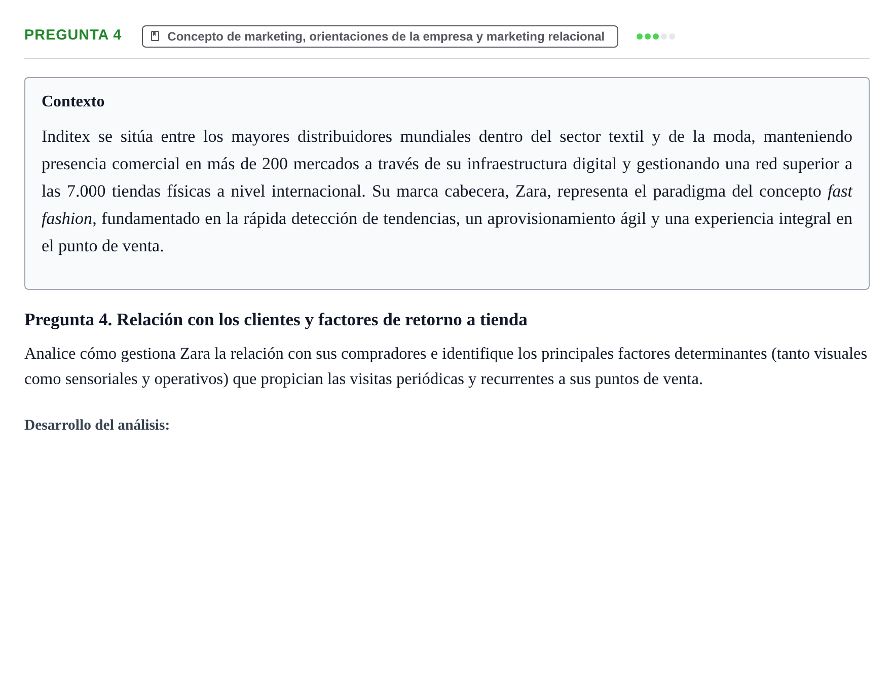 Enunciado: Pregunta 4