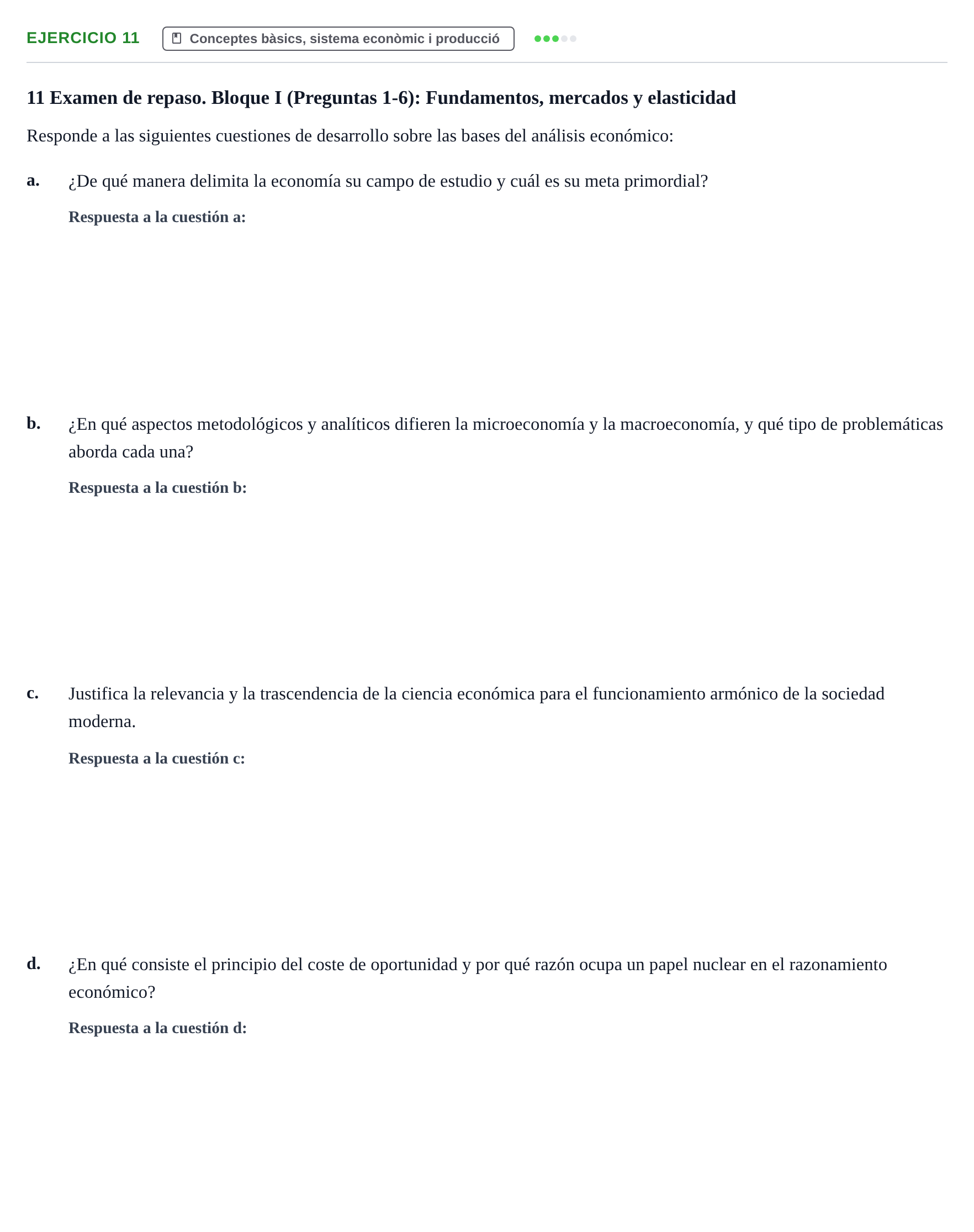 Enunciado: 11 - Conceptes bàsics, sistema econòmic i producc…