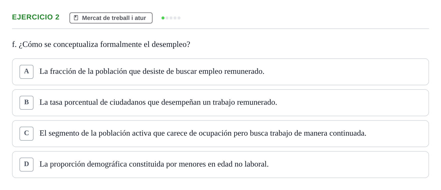 Enunciado: 2 - Mercat de treball i atur