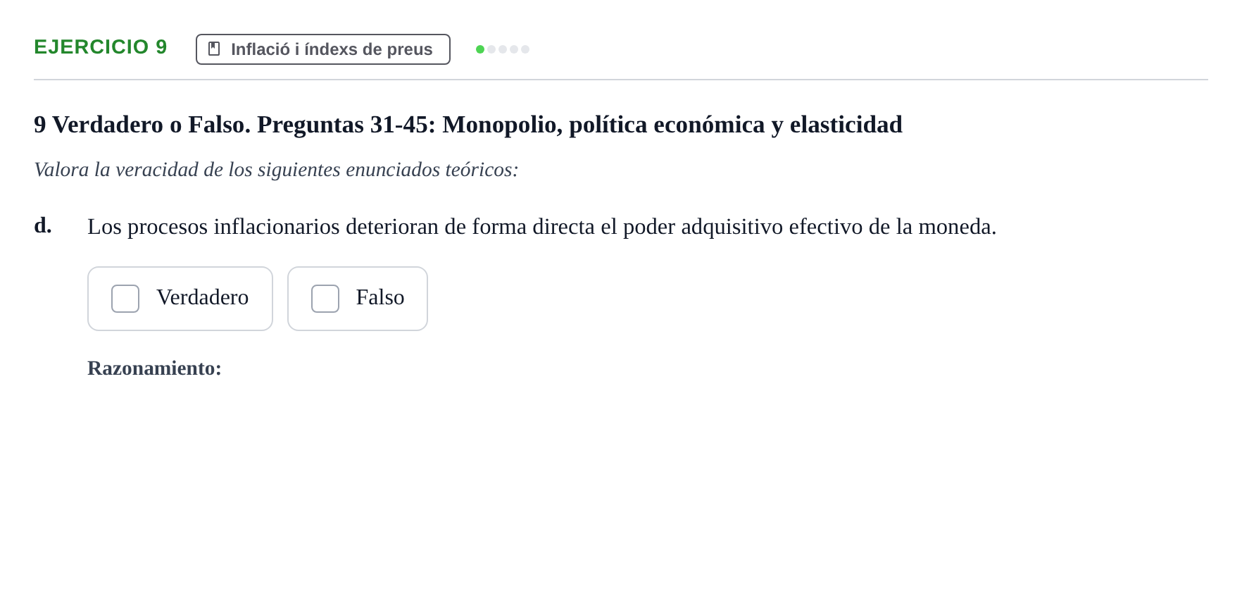 Enunciado: 9 - Inflació i índexs de preus