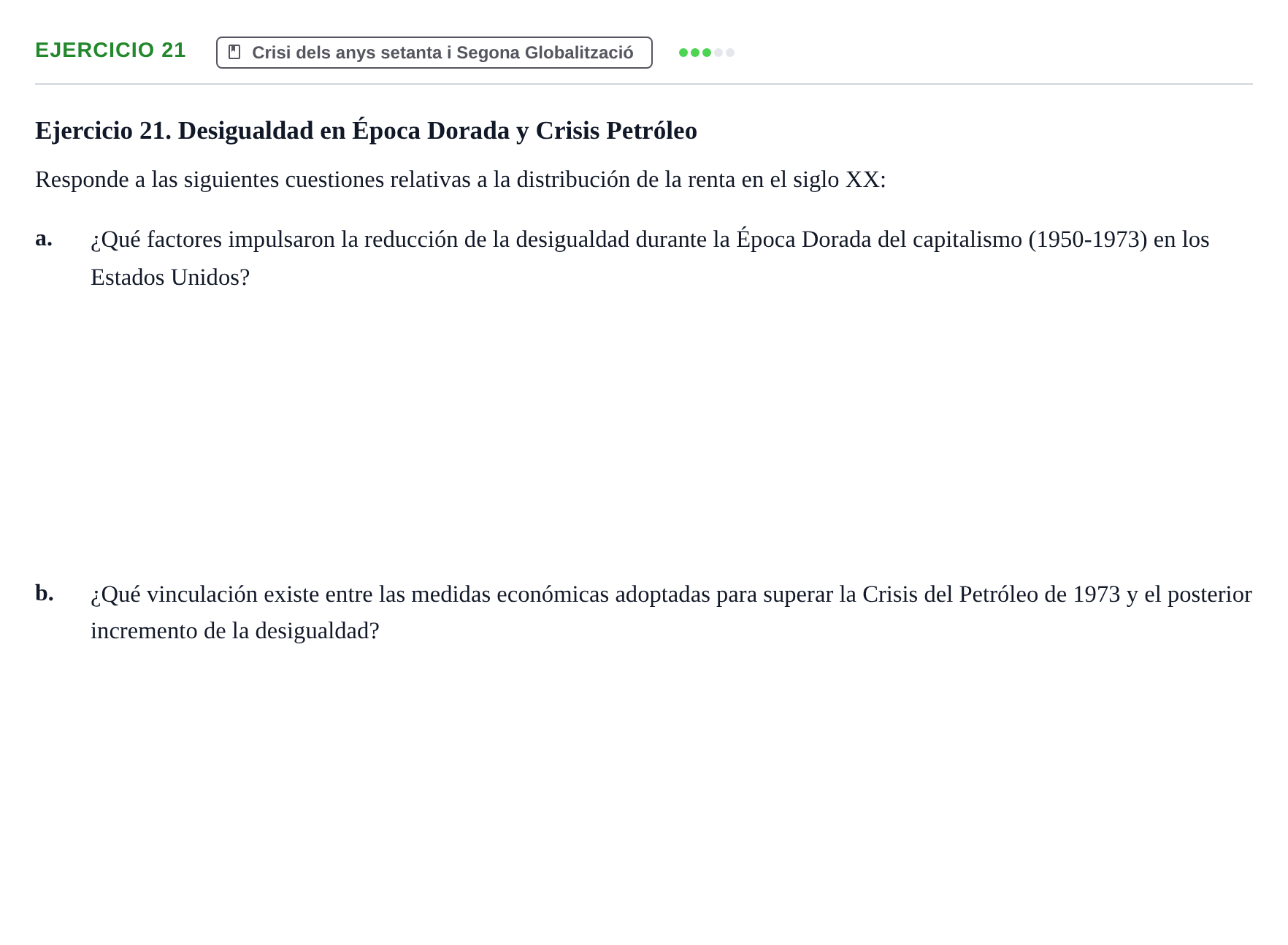 Enunciado: Ejercicio 21