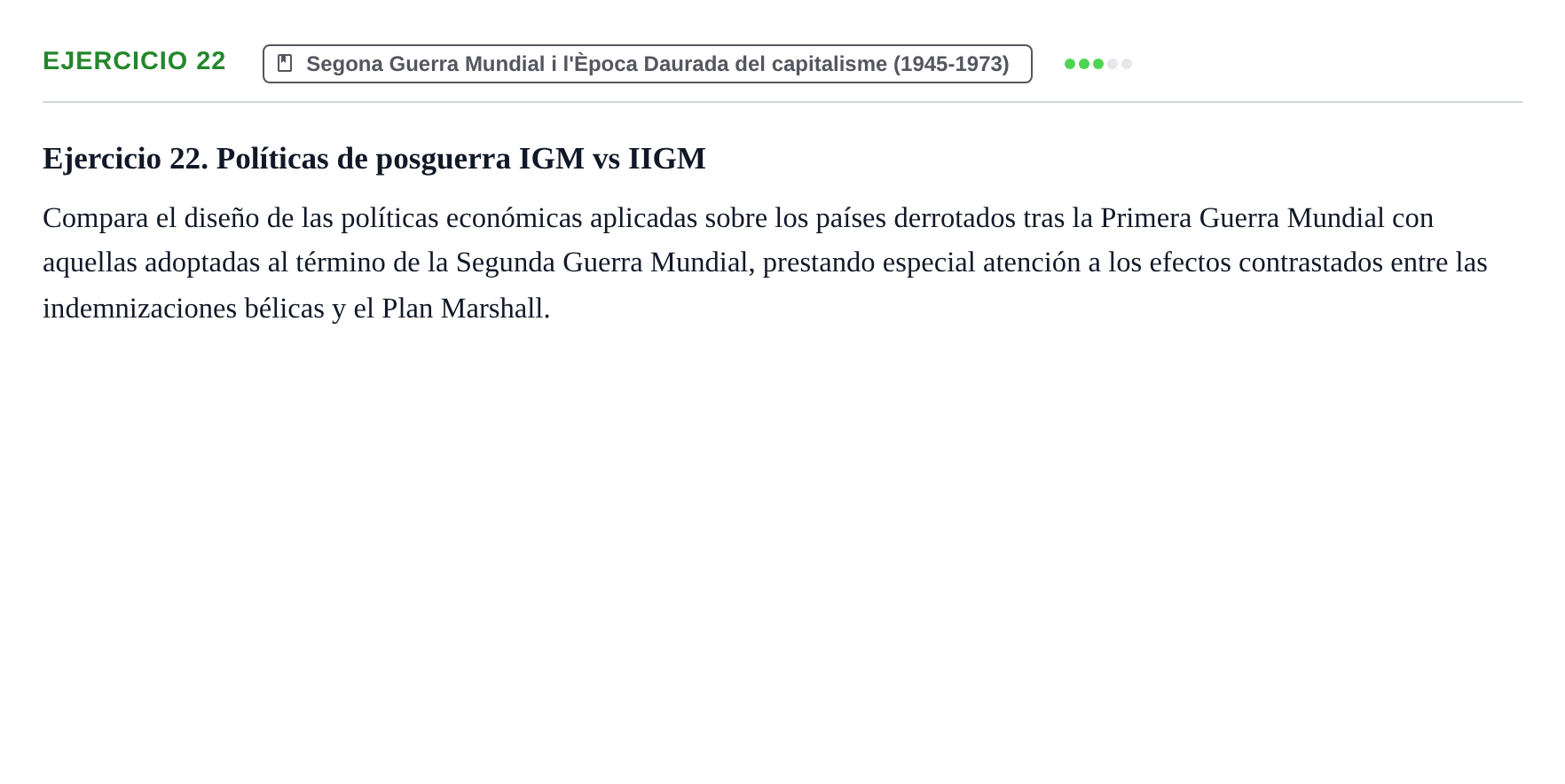 Enunciado: Ejercicio 22