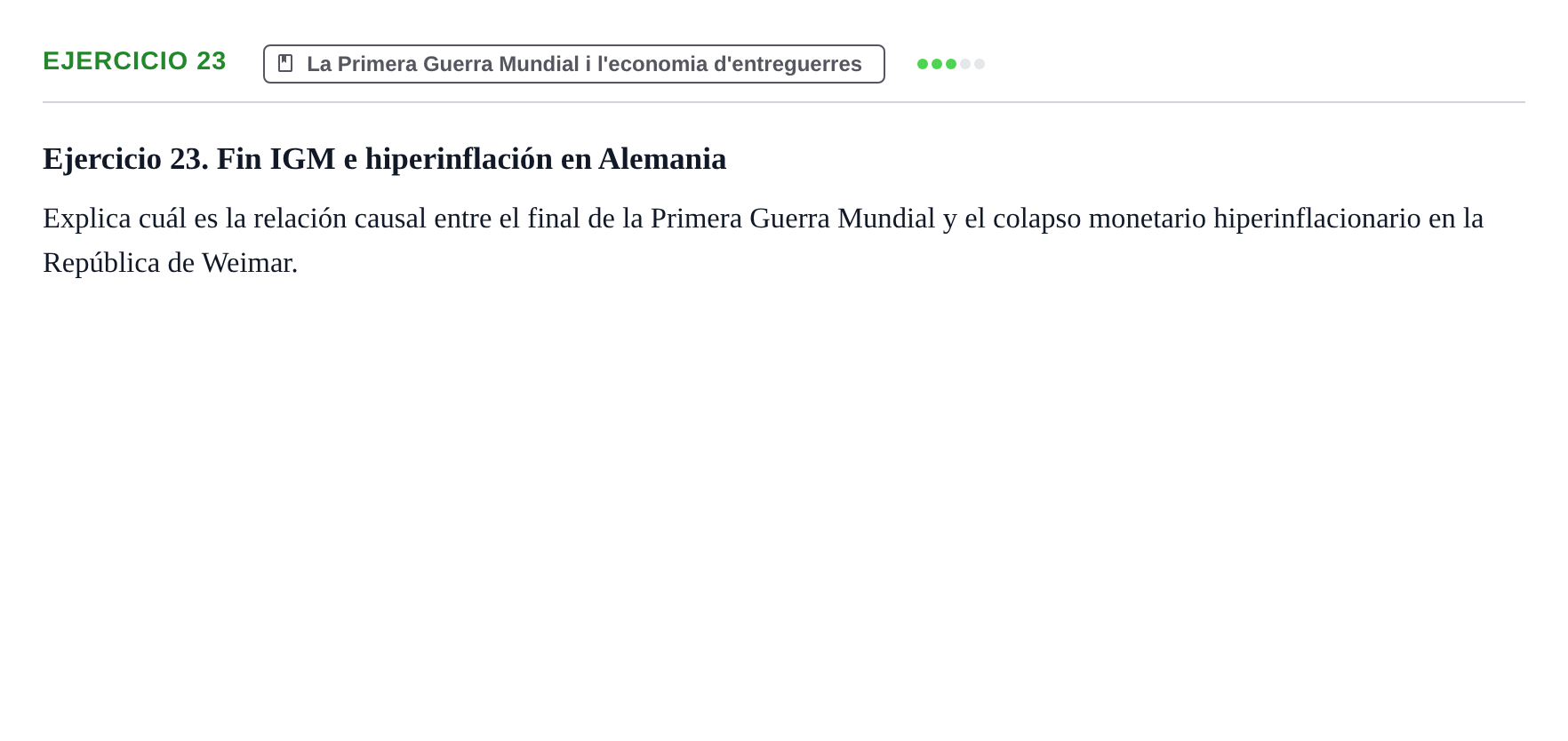 Enunciado: Ejercicio 23