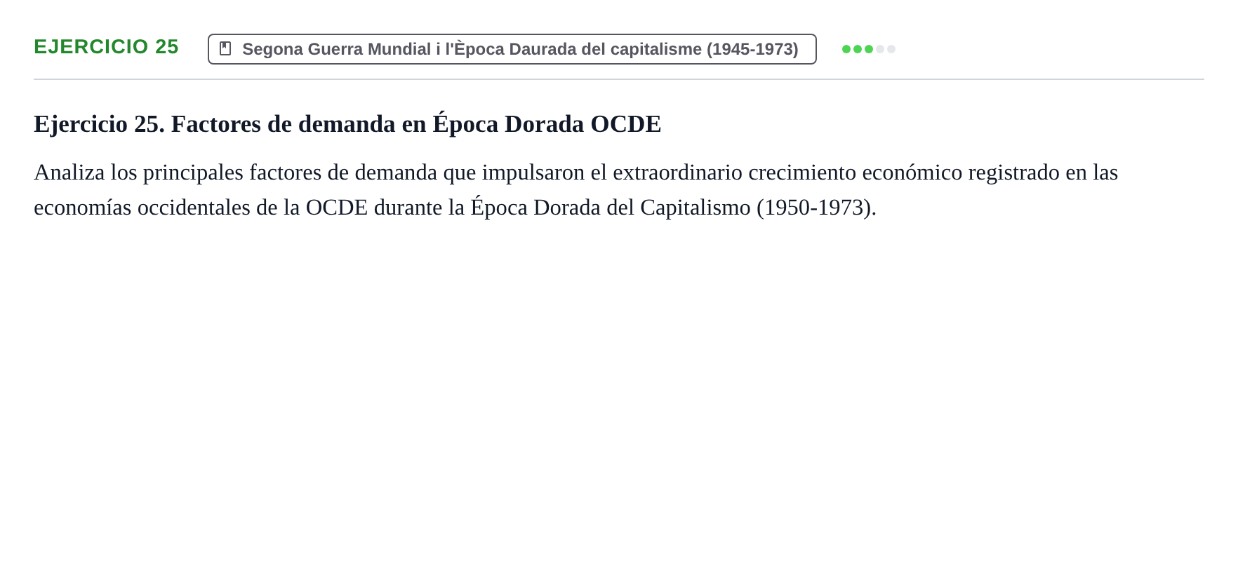 Enunciado: Ejercicio 25