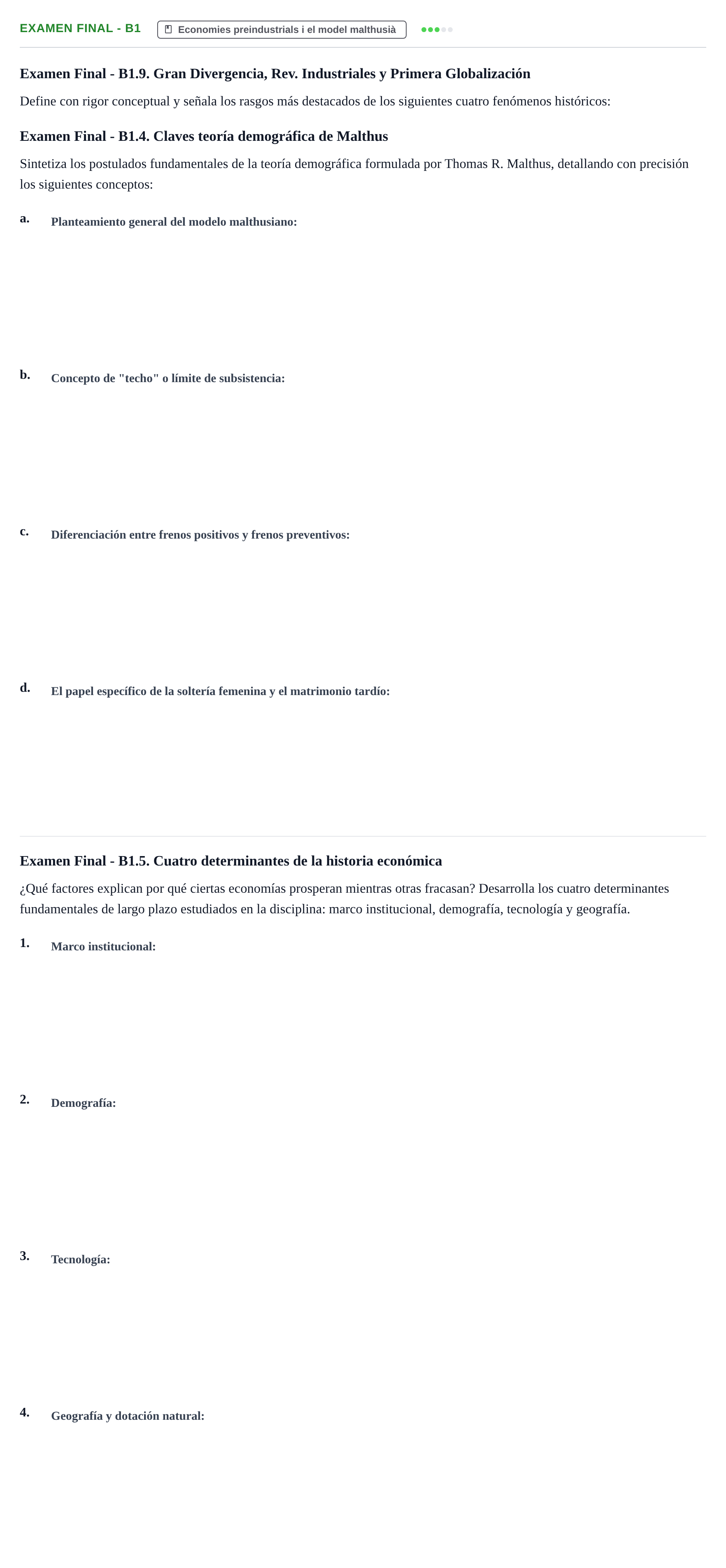Enunciado: Examen Final - B1