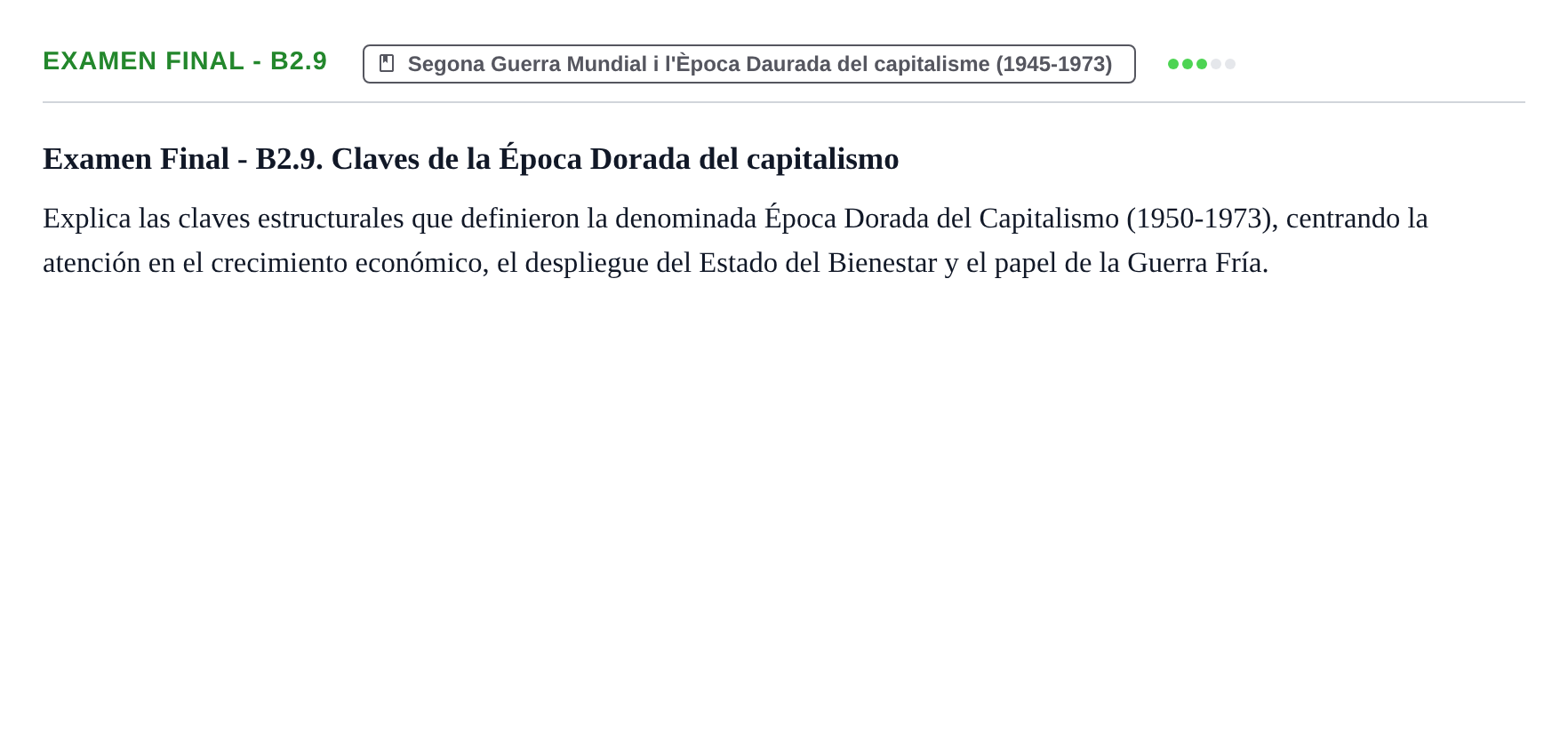 Enunciado: Examen Final - B2.9