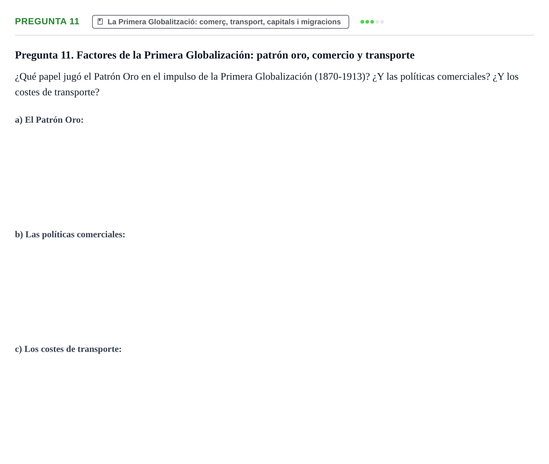 Enunciado: Pregunta 11