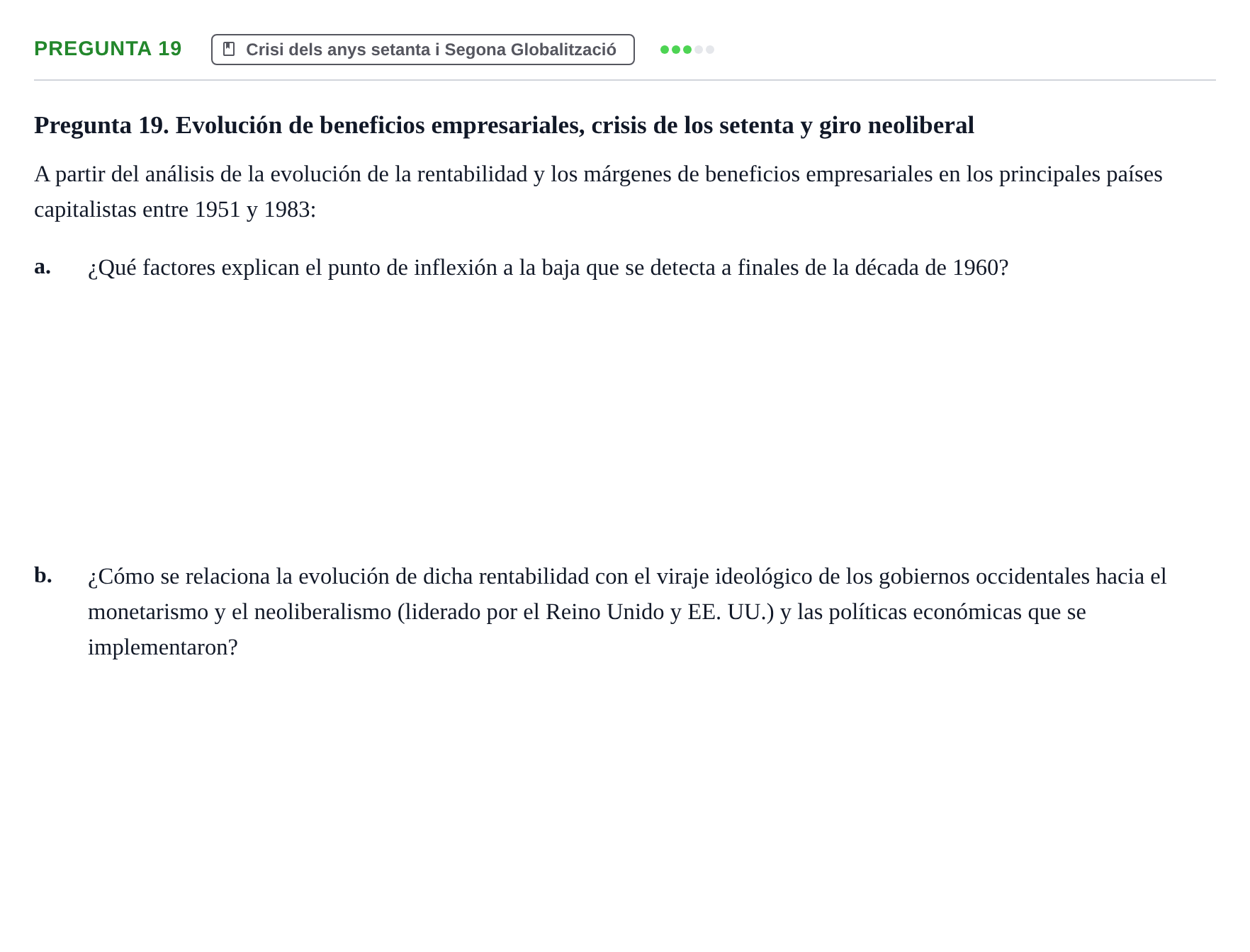 Enunciado: Pregunta 19