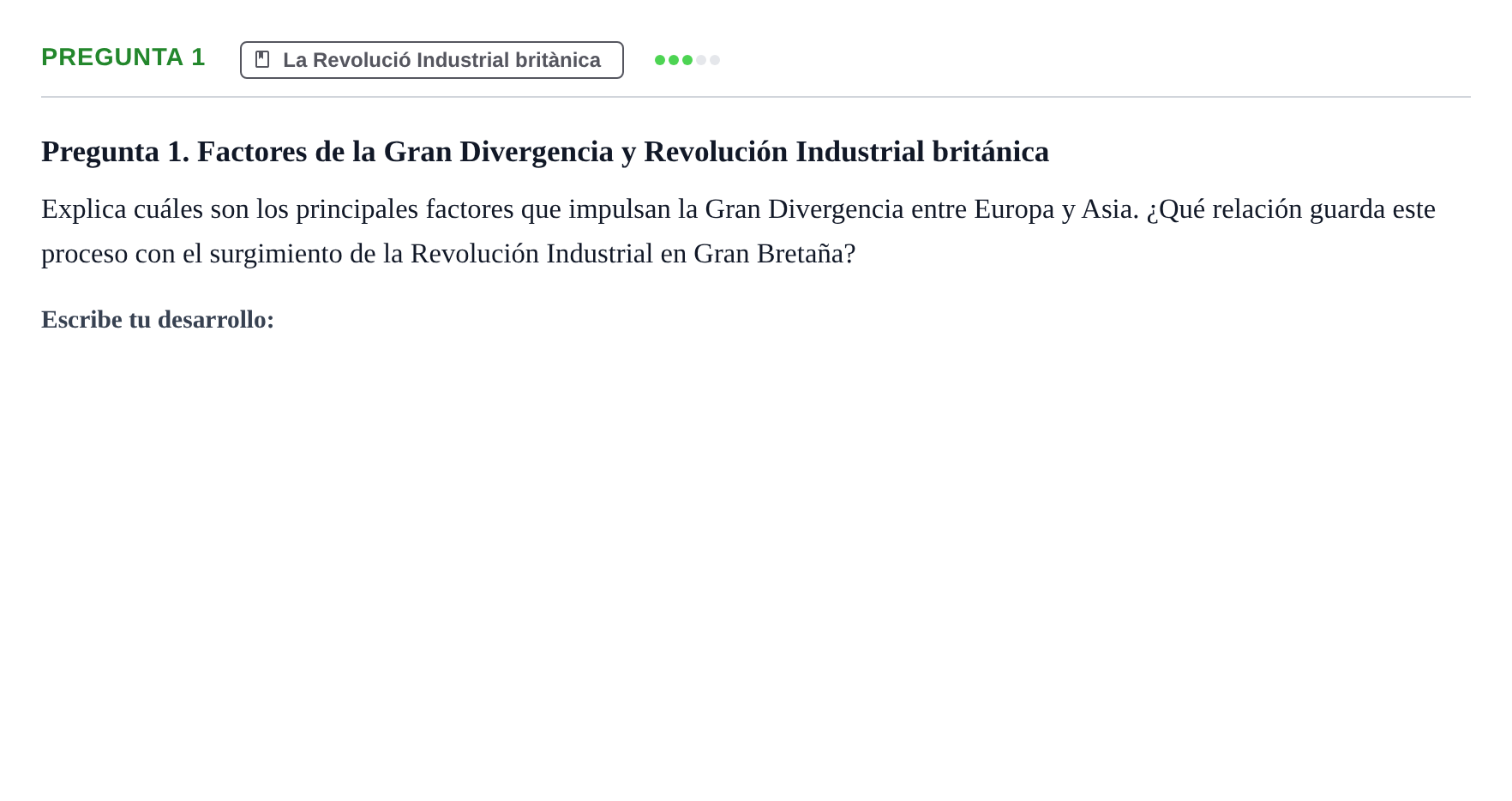 Enunciado: Pregunta 1