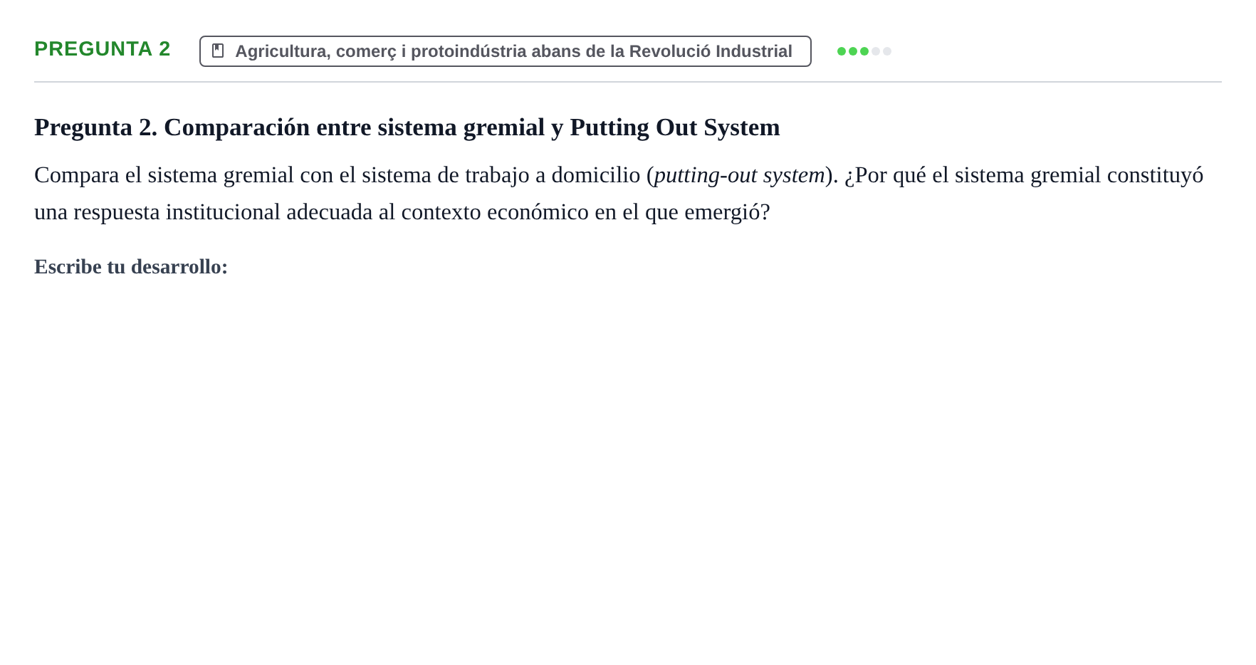 Enunciado: Pregunta 2