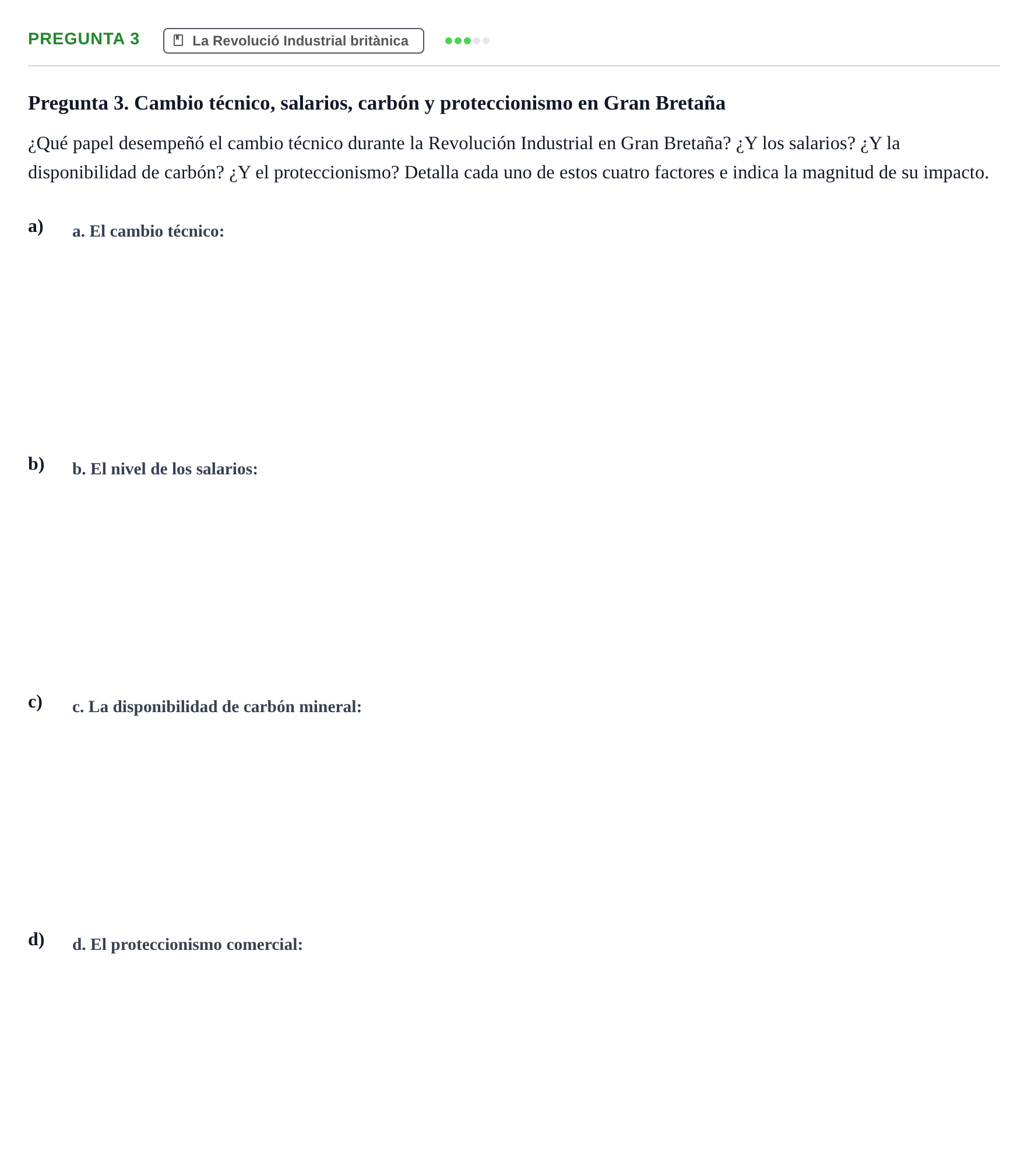 Enunciado: Pregunta 3