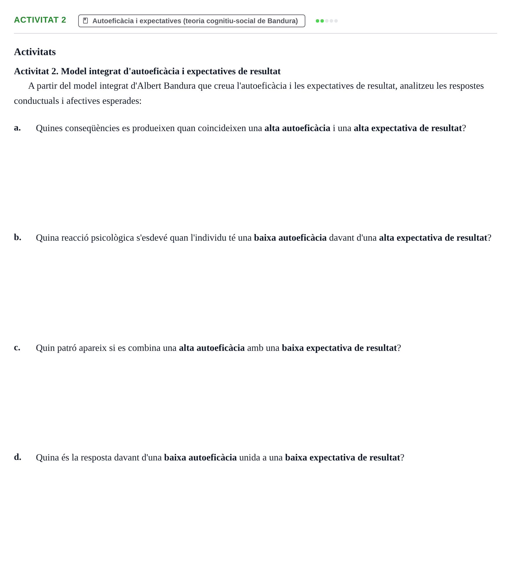Enunciado: Activitat 2