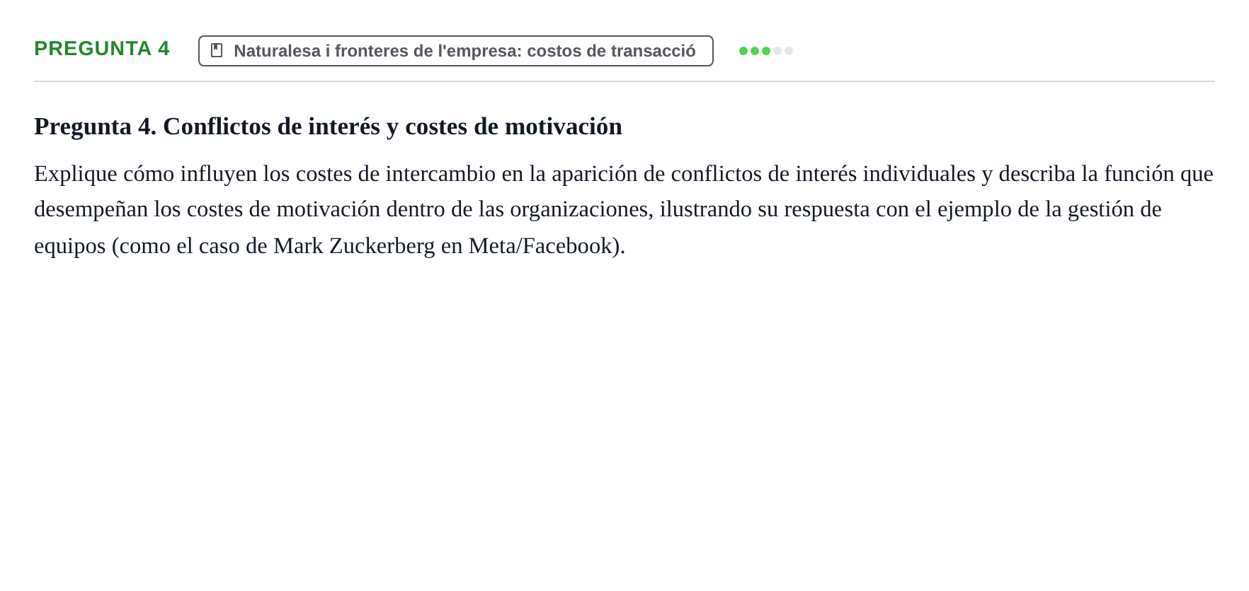 Enunciado: Pregunta 4