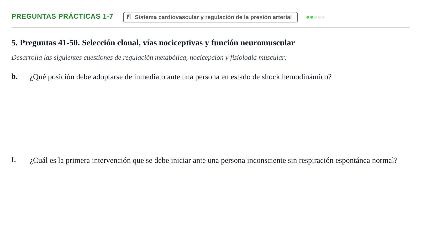 Enunciado: Preguntas prácticas 1-7 - Sistema cardiovascular…