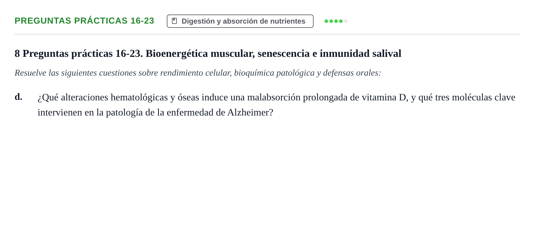 Enunciado: Preguntas prácticas 16-23 - Digestión y absorción…