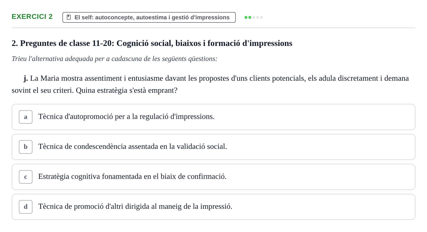 Enunciado: 2 - El self