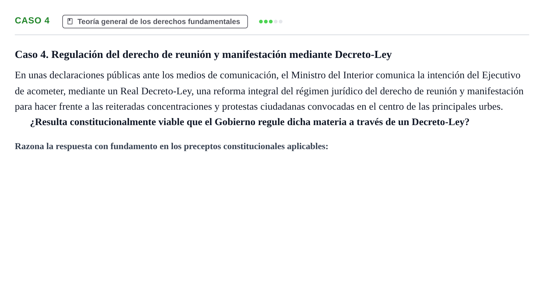 Enunciado: Caso 4