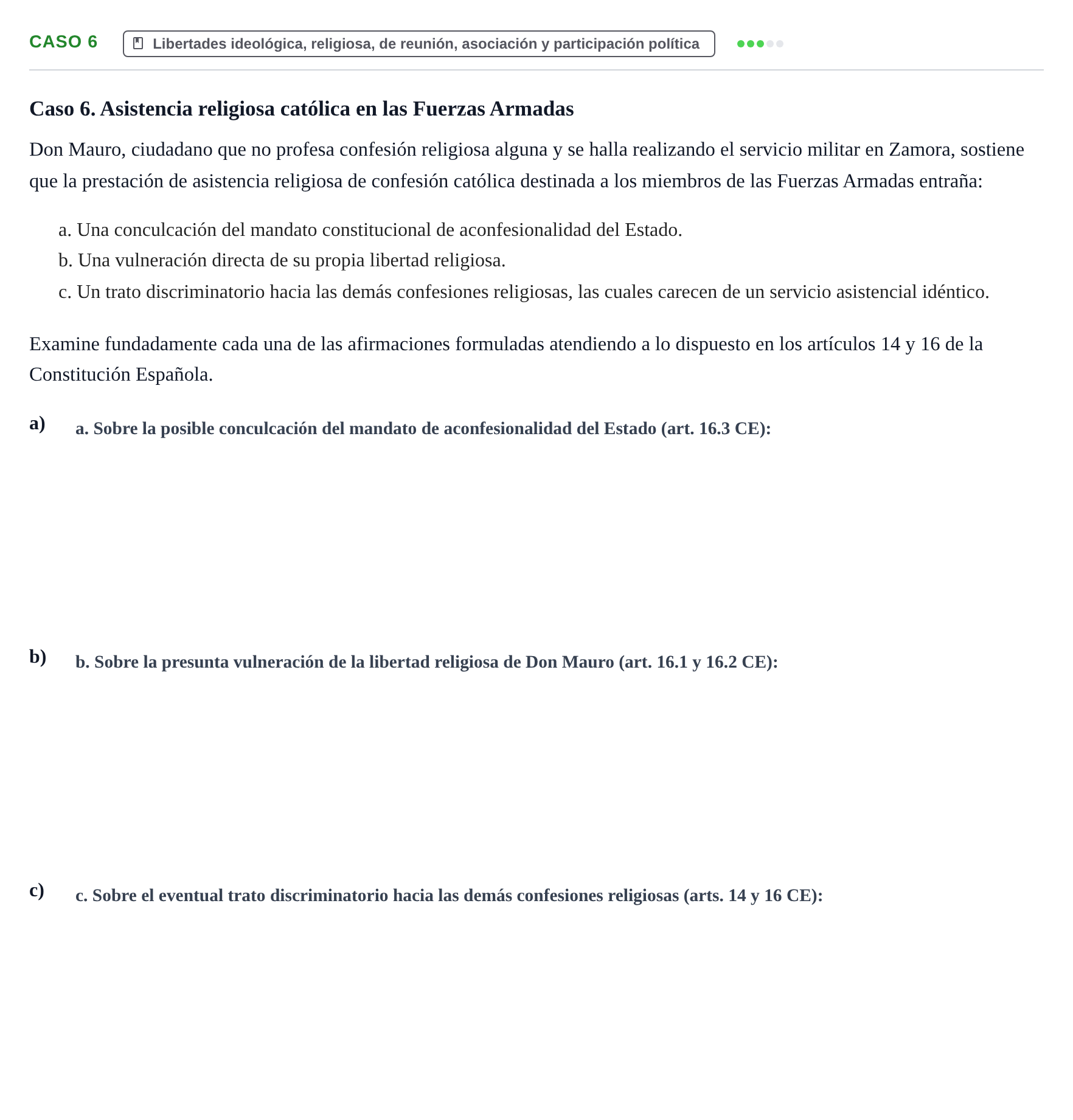 Enunciado: Caso 6
