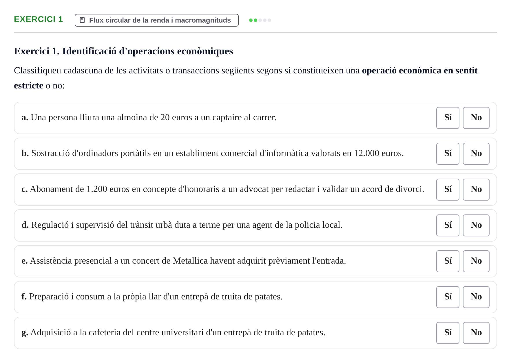Enunciado: Exercici 1