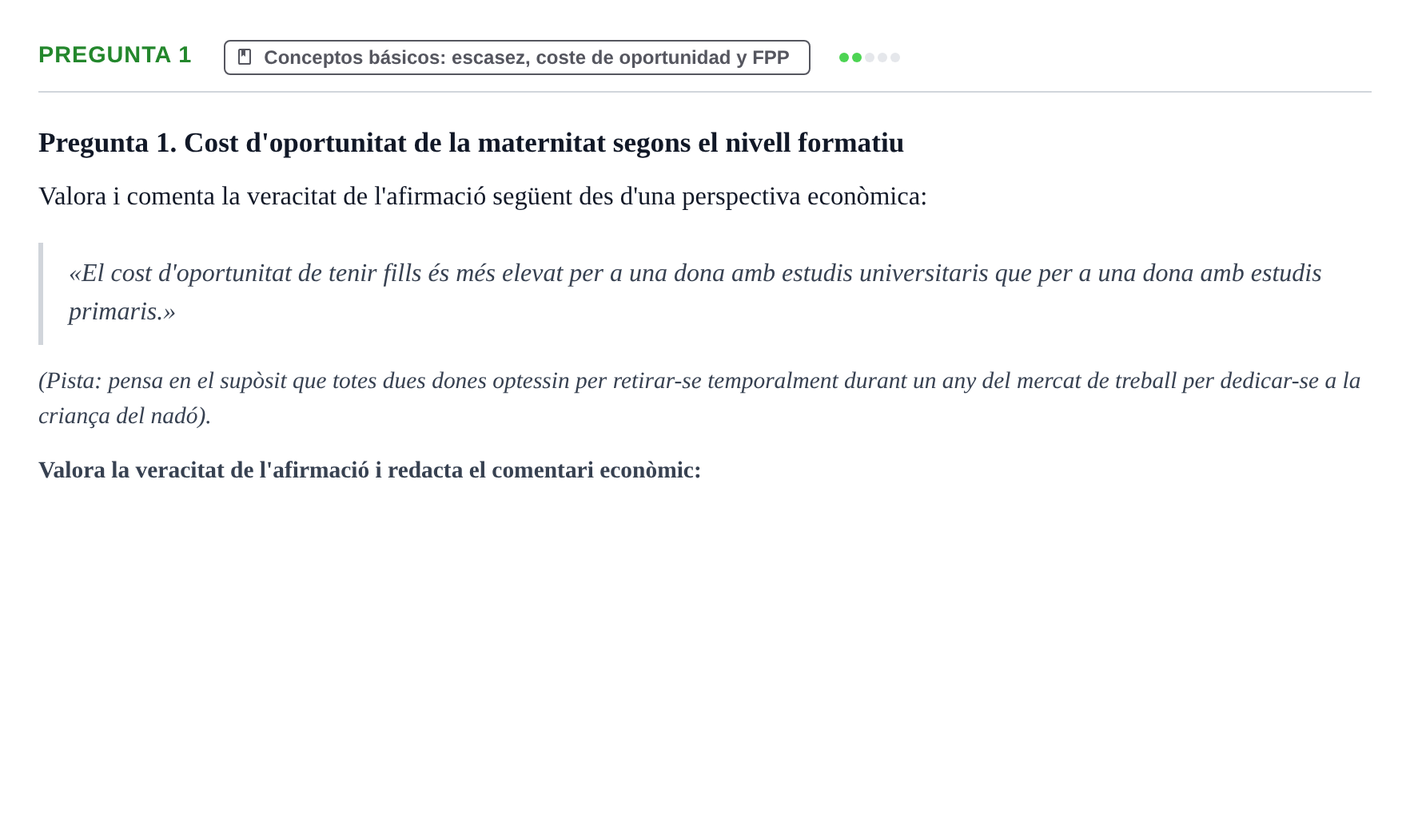 Enunciado: Pregunta 1