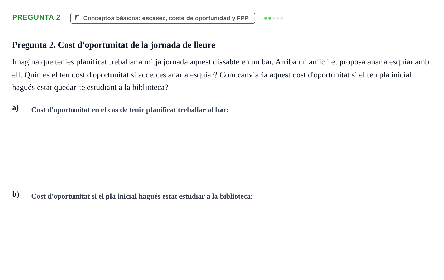 Enunciado: Pregunta 2