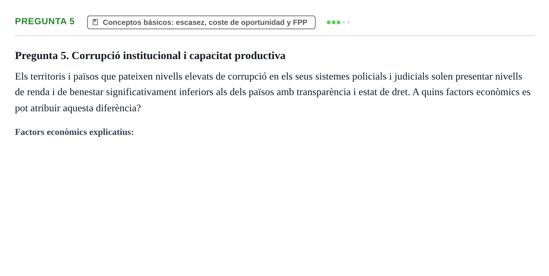 Enunciado: Pregunta 5