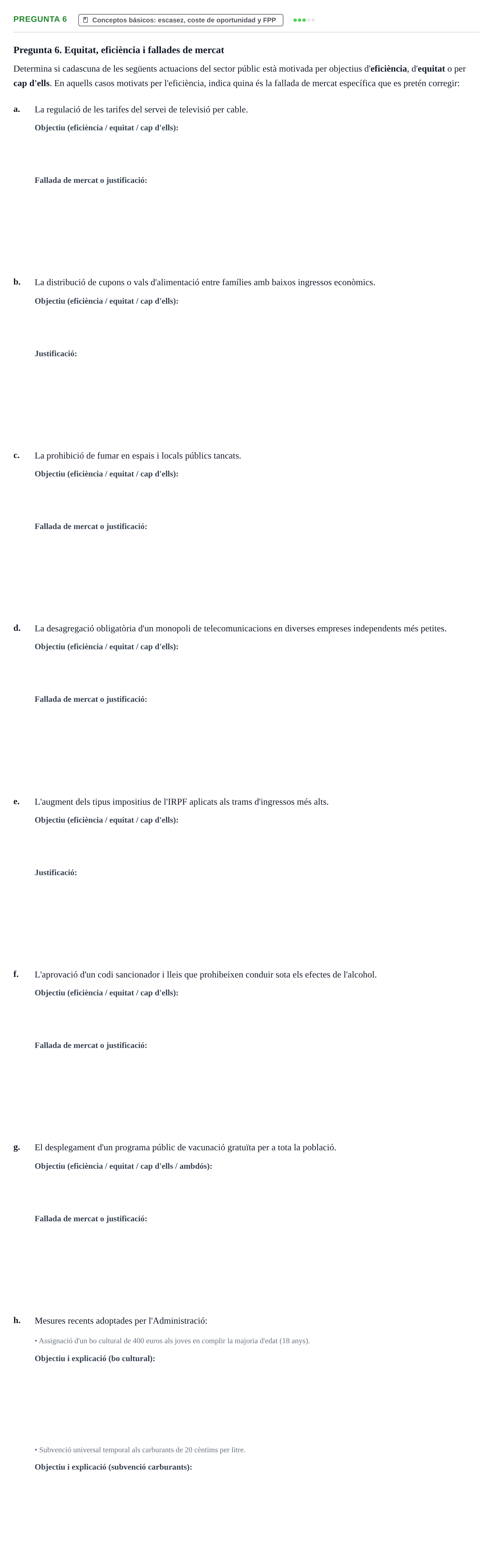 Enunciado: Pregunta 6