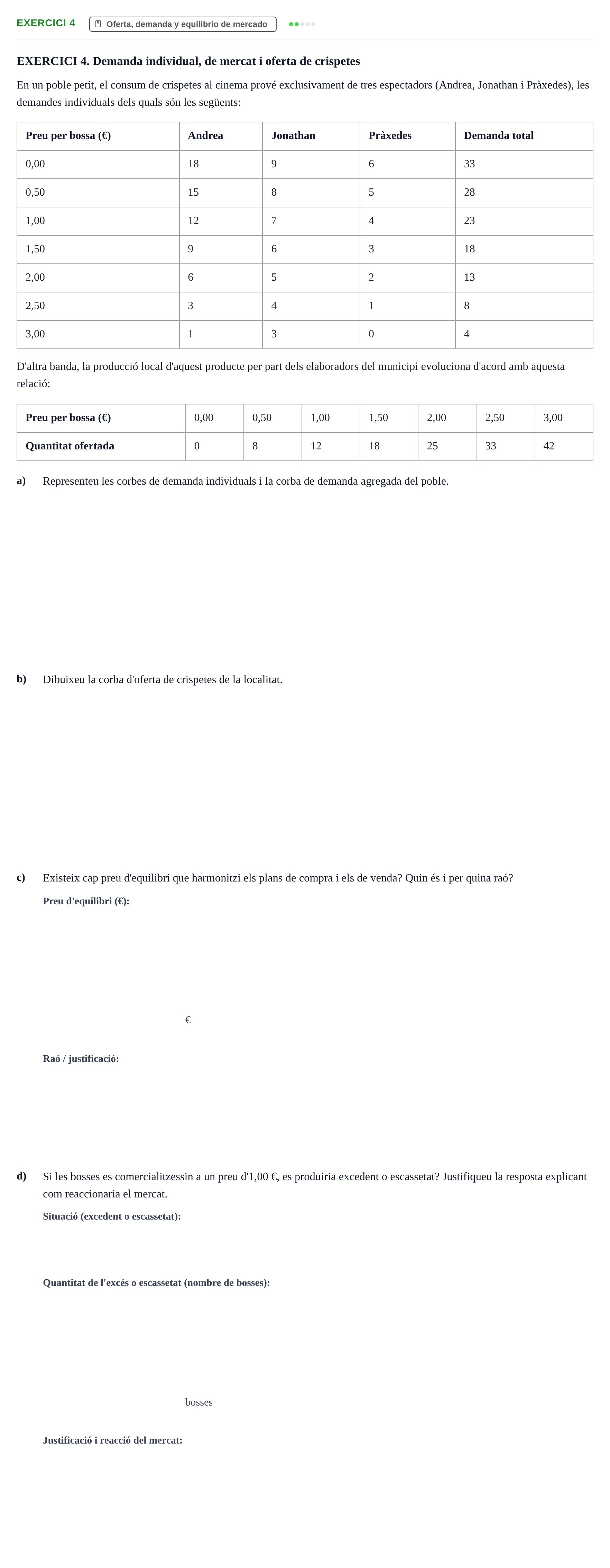 Enunciado: EXERCICI 4