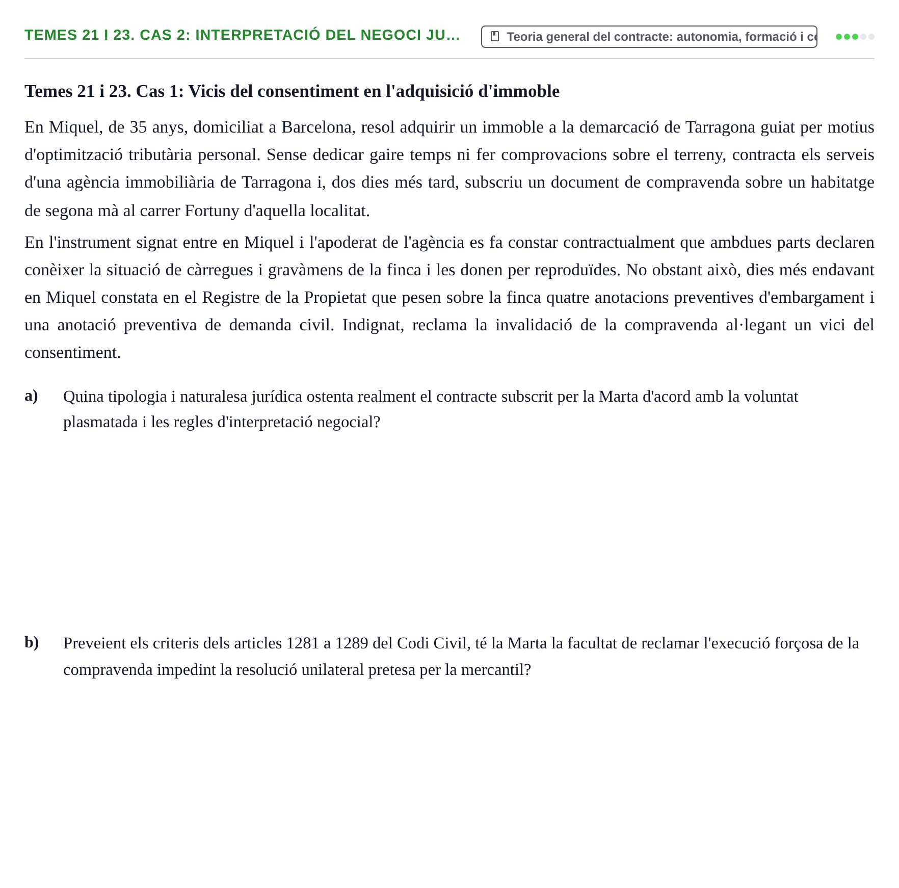 Enunciado: Temes 21 i 23. Cas 2: Interpretació del negoci ju…
