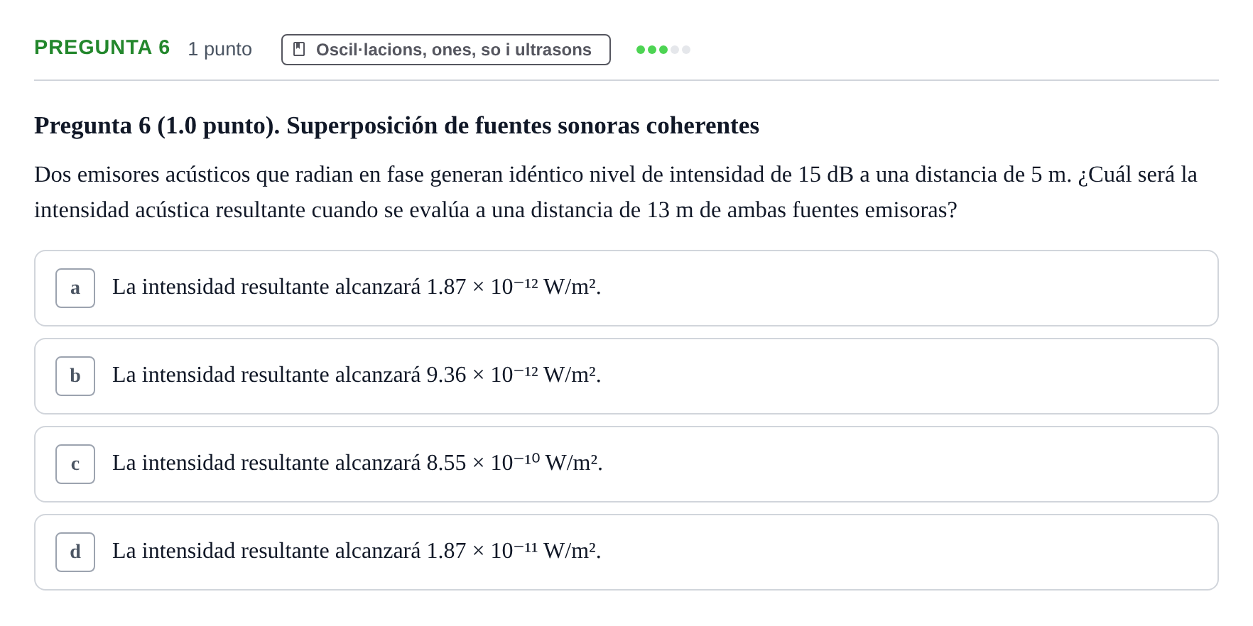 Enunciado: Pregunta 6 · Física UAB Juny 2023