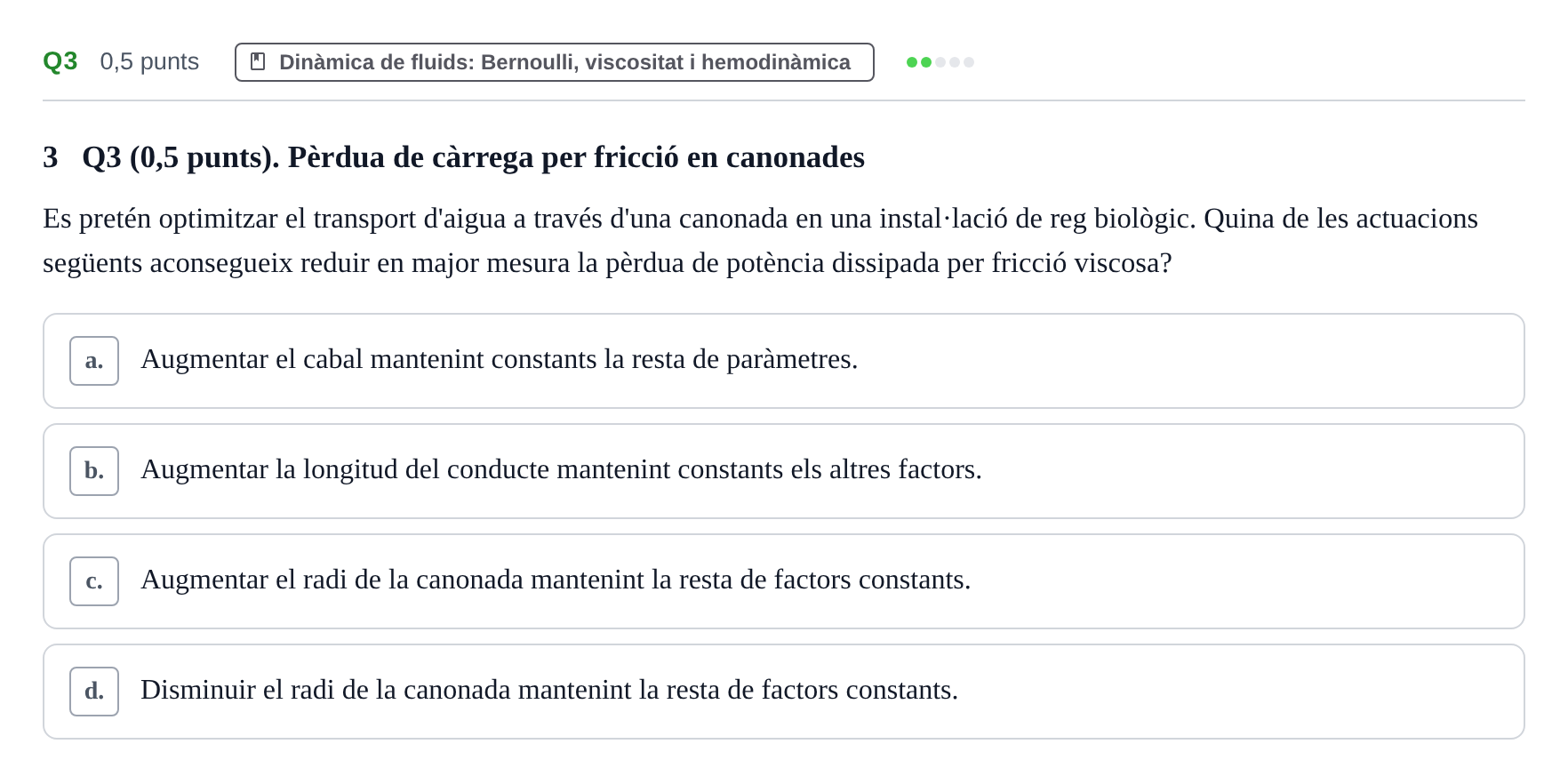 Enunciado: Ejercicio Q3 · Física UAB Examen Primer Parcial de Física
