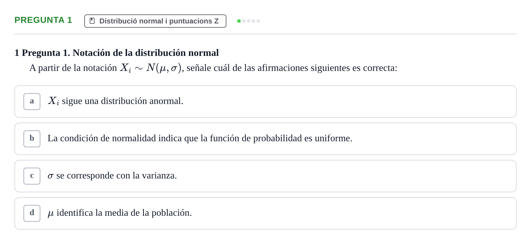 Enunciado: Pregunta 1 · BASES CIENTÍFIQUES I BIOESTADÍSTICA APLICADA A LES CIÈNCIES DE LA SALUT UDL 2024