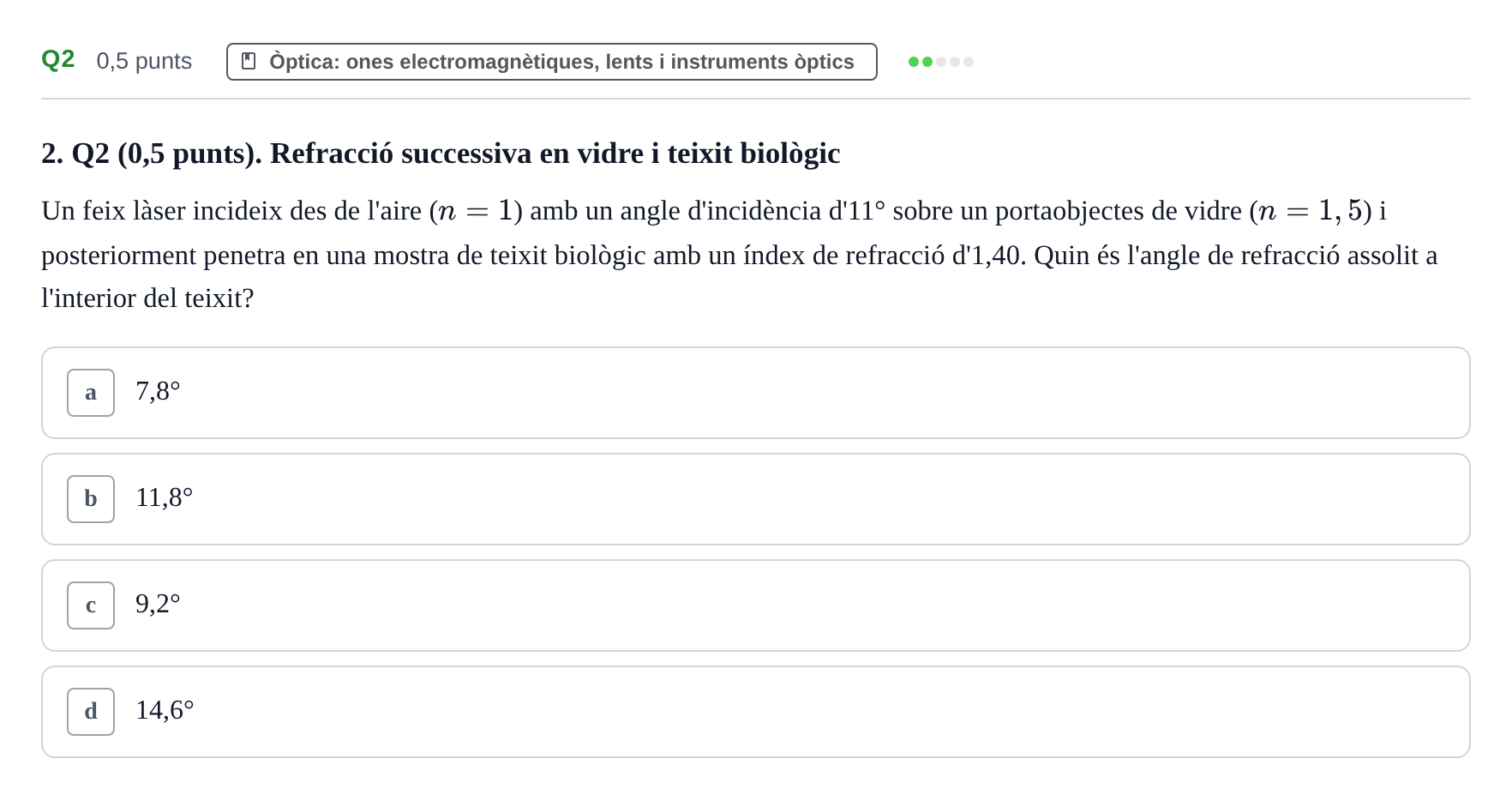 Enunciado: Ejercicio Q2 · Física UAB 2024