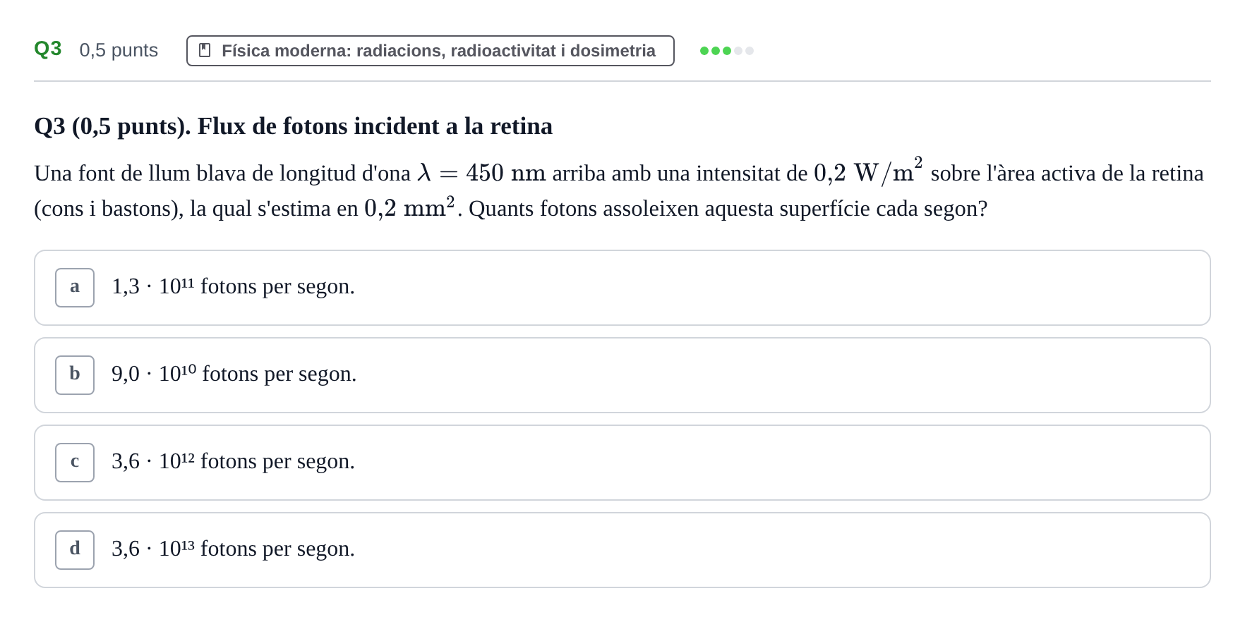 Enunciado: Ejercicio Q3 · Física UAB 2024