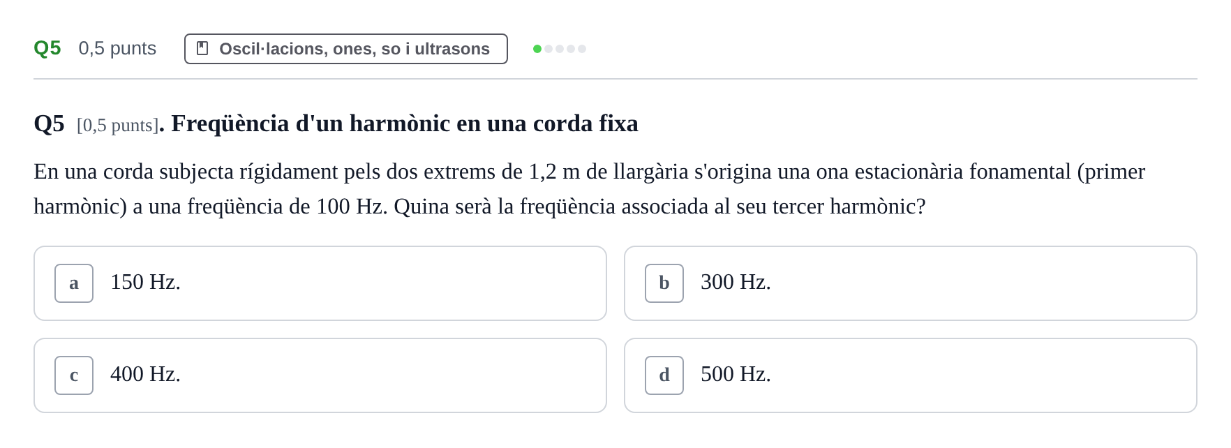 Enunciado: Ejercicio Q5 · Física UAB 2024