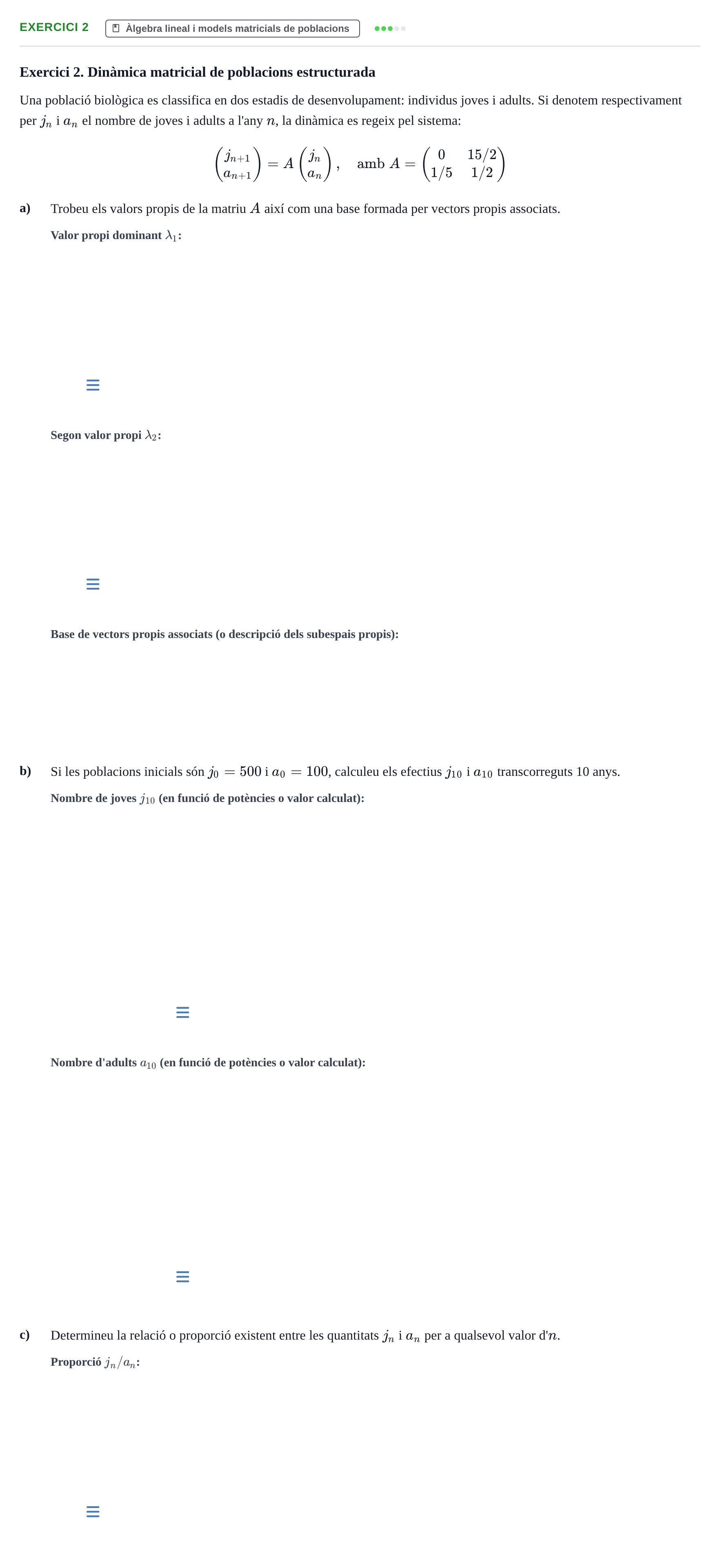 Enunciado: Exercici 2 · Matemáticas UAB 2018