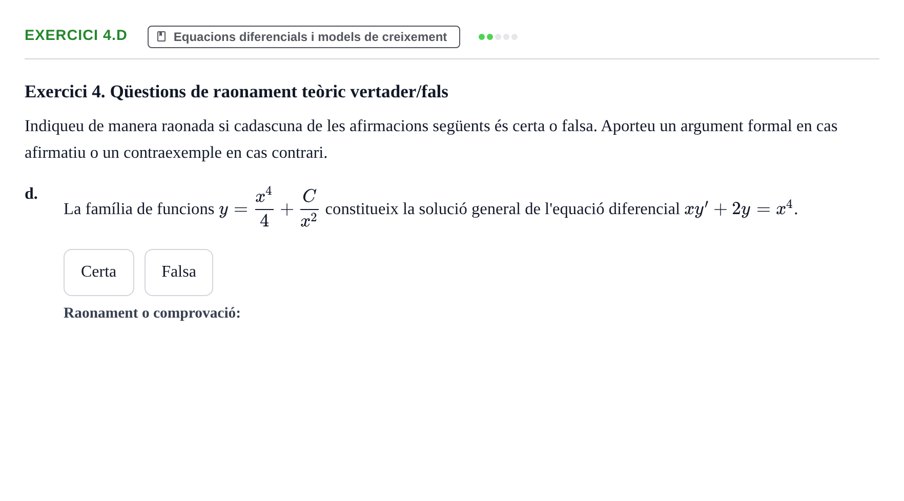 Enunciado: Exercici 4.d · Matemáticas UAB 2018