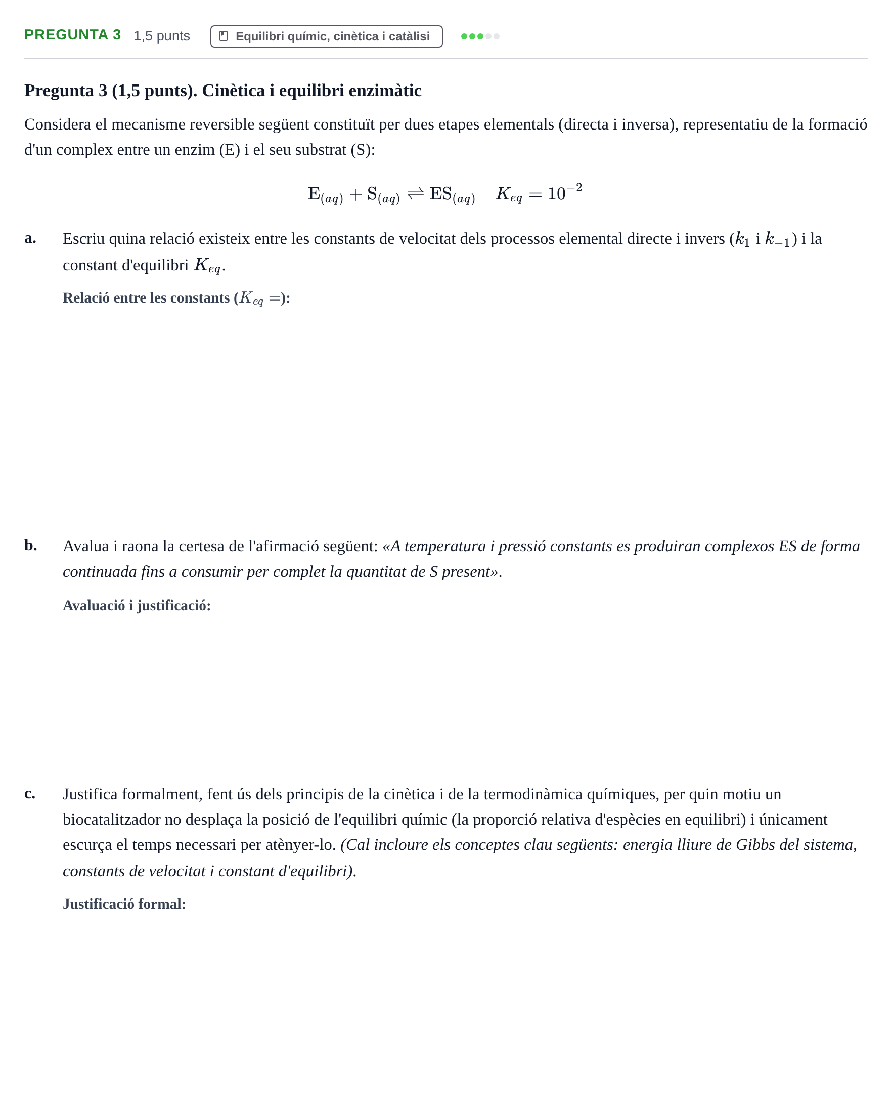 Enunciado: Pregunta 3 · Química UAB 2023