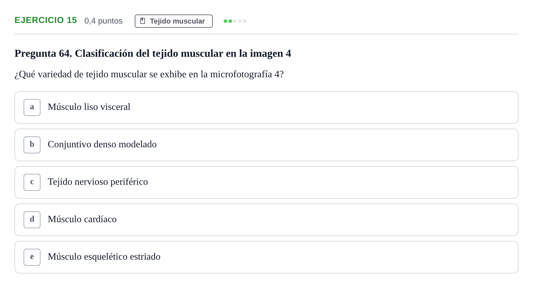 Enunciado: Problema 15 · Histología UAB 2022
