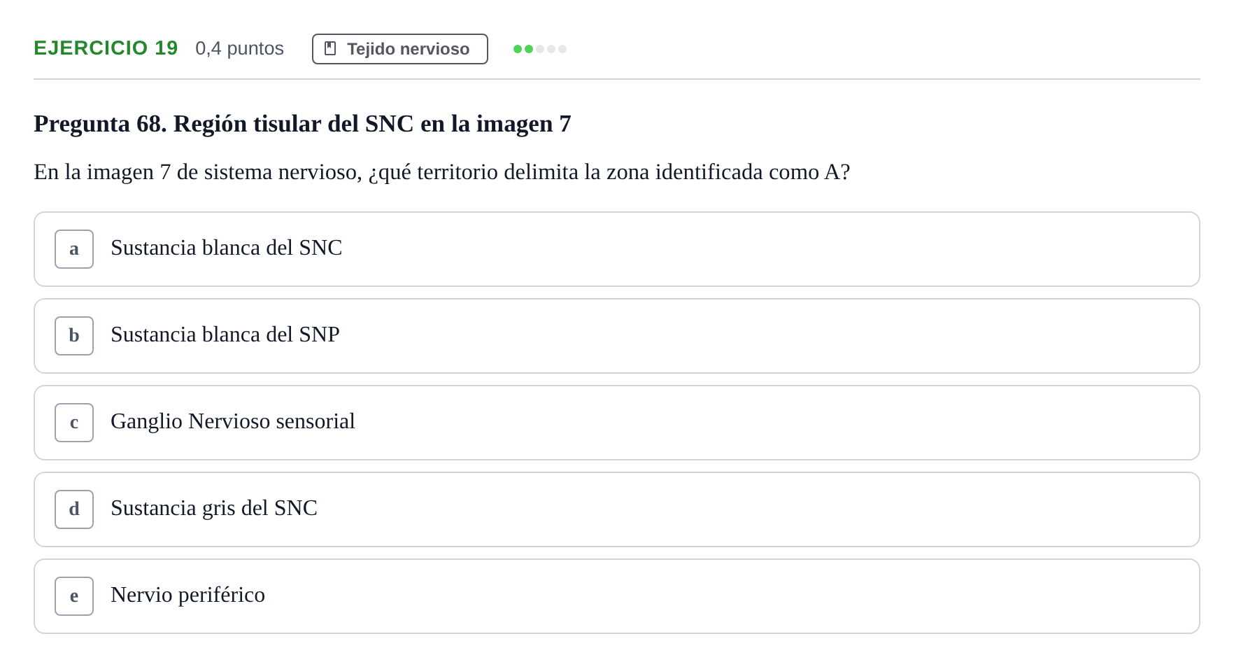 Enunciado: Problema 19 · Histología UAB 2022