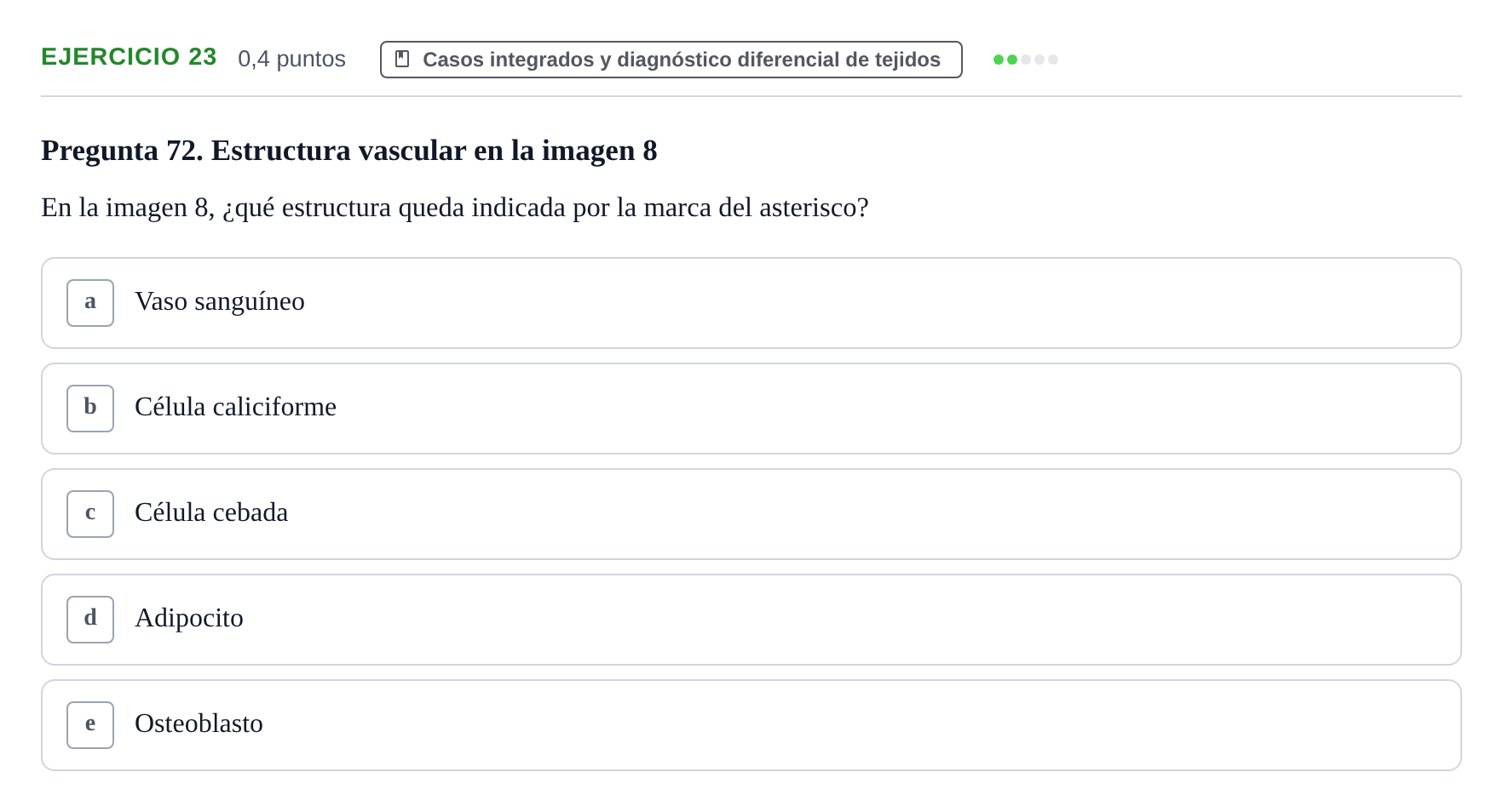 Enunciado: Problema 23 · Histología UAB 2022