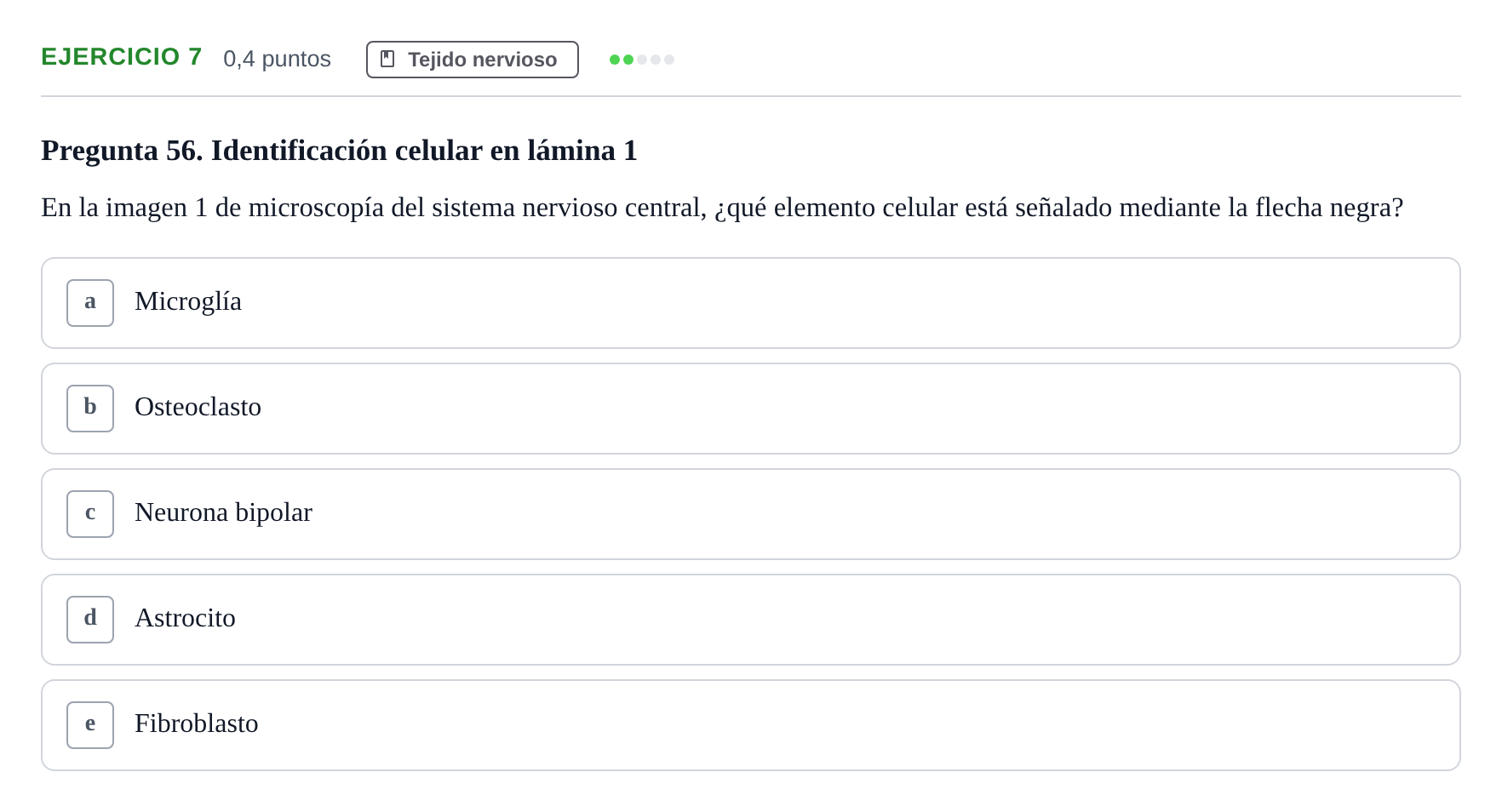 Enunciado: Problema 7 · Histología UAB 2022
