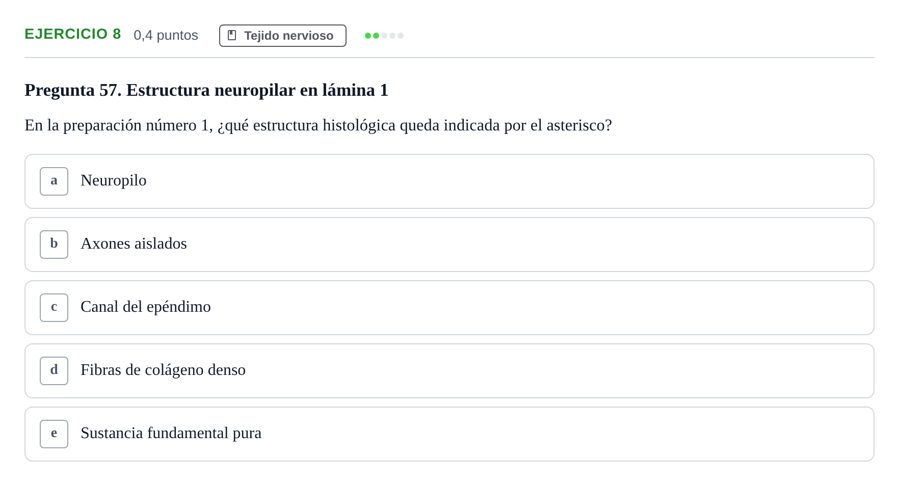 Enunciado: Problema 8 · Histología UAB 2022