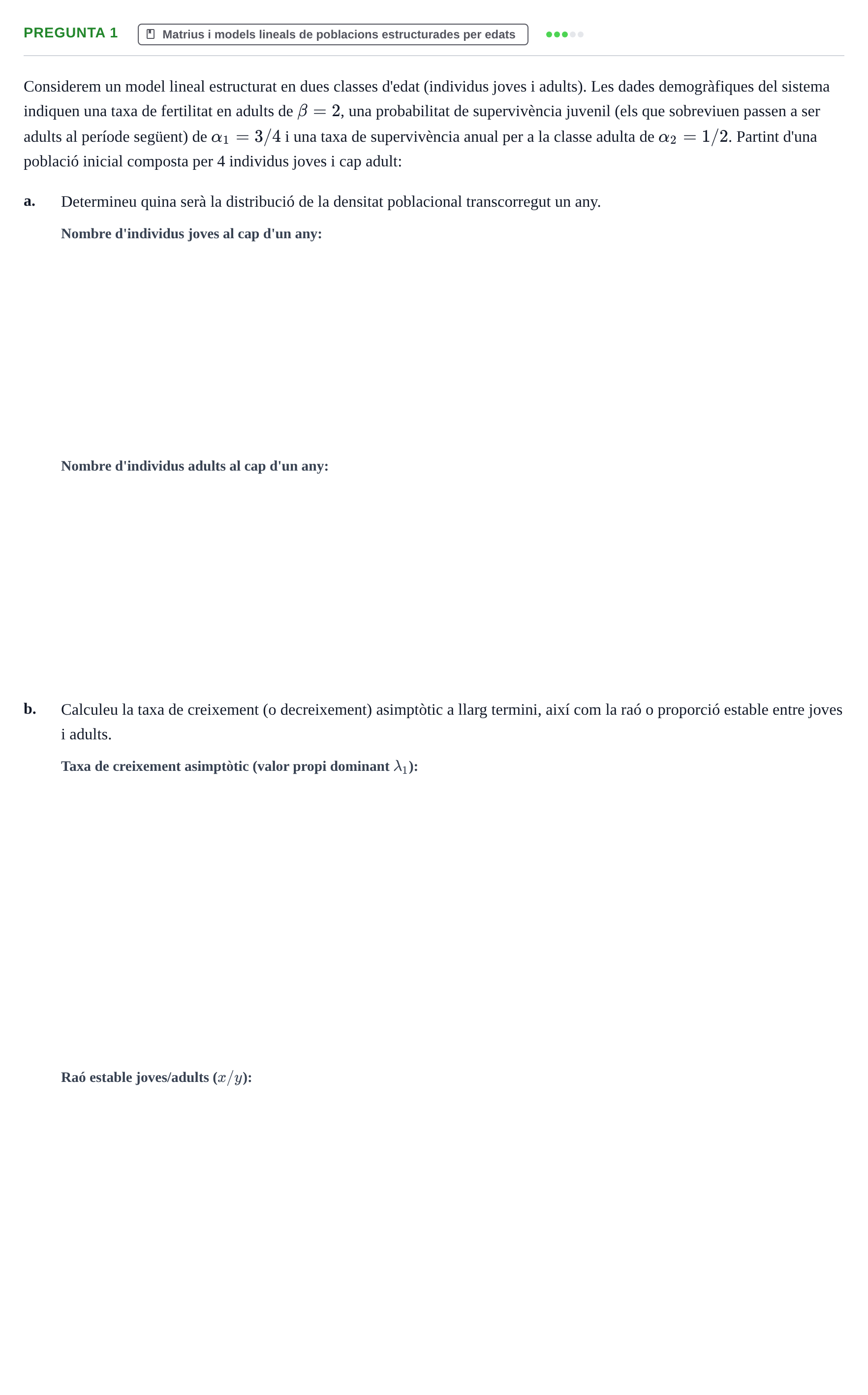 Enunciado: Pregunta 1 · Matemàtiques UAB 2024