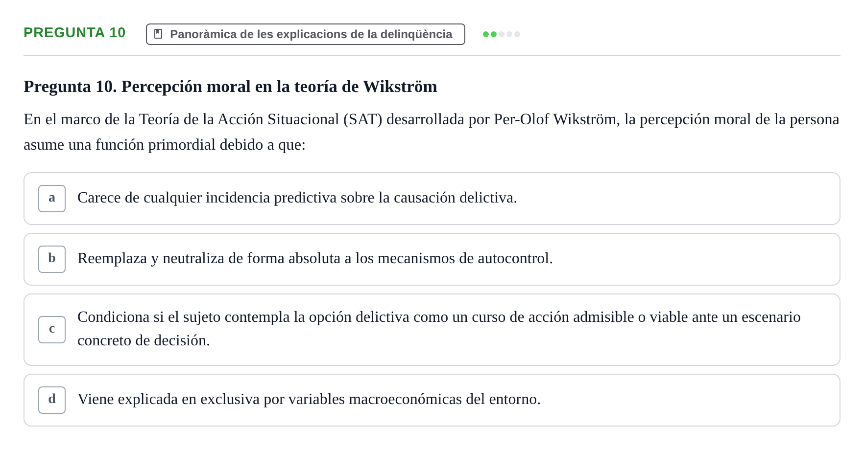 Enunciado: Pregunta 10