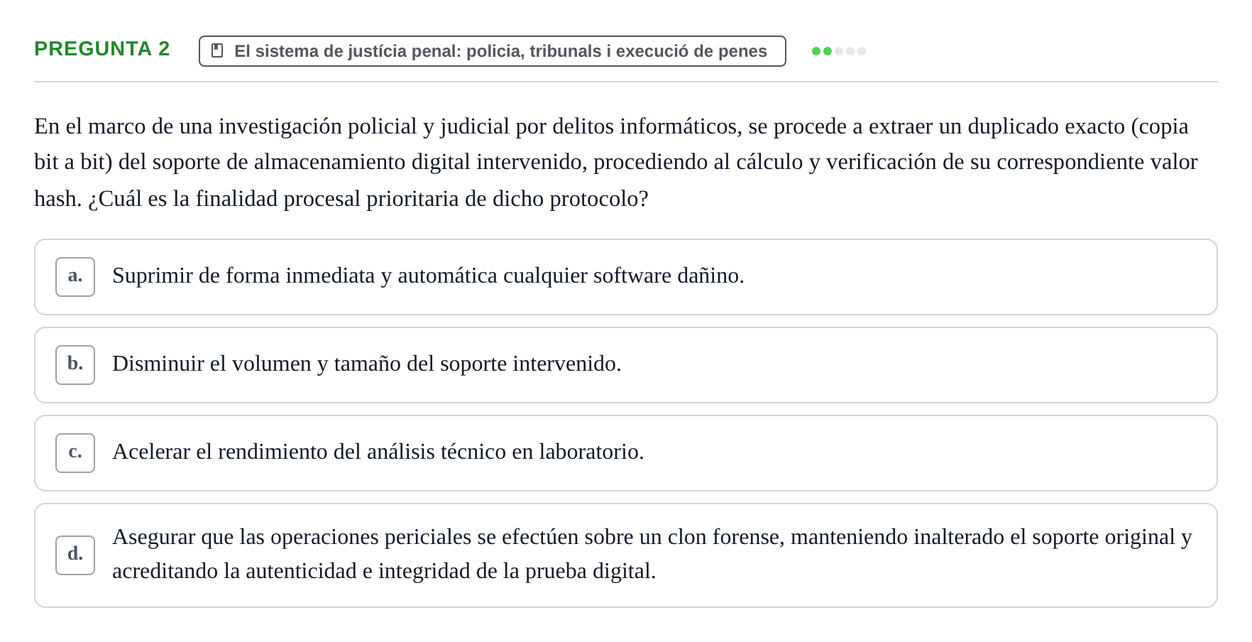 Enunciado: Pregunta 2