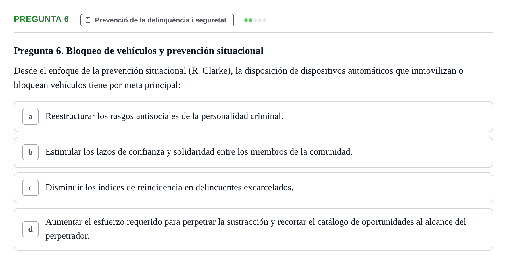 Enunciado: Pregunta 6